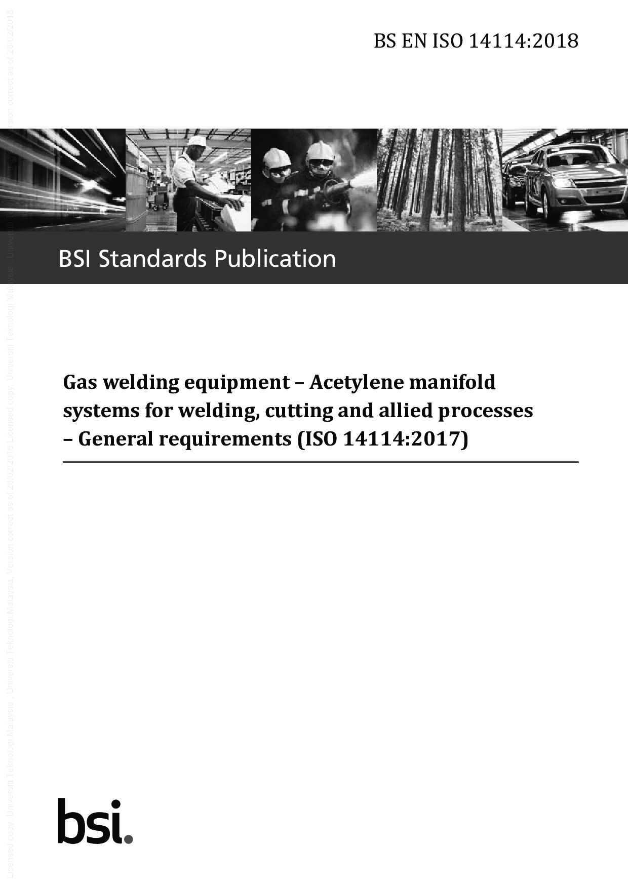 BS EN ISO 14114:2018封面图