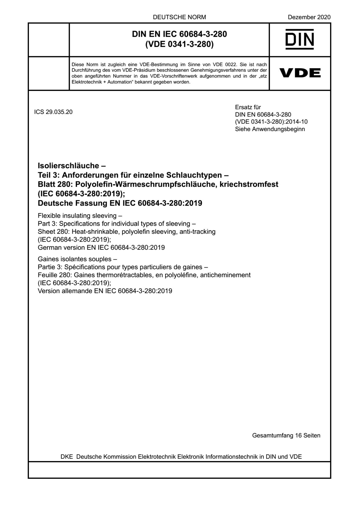 DIN EN IEC 60684-3-280:2020