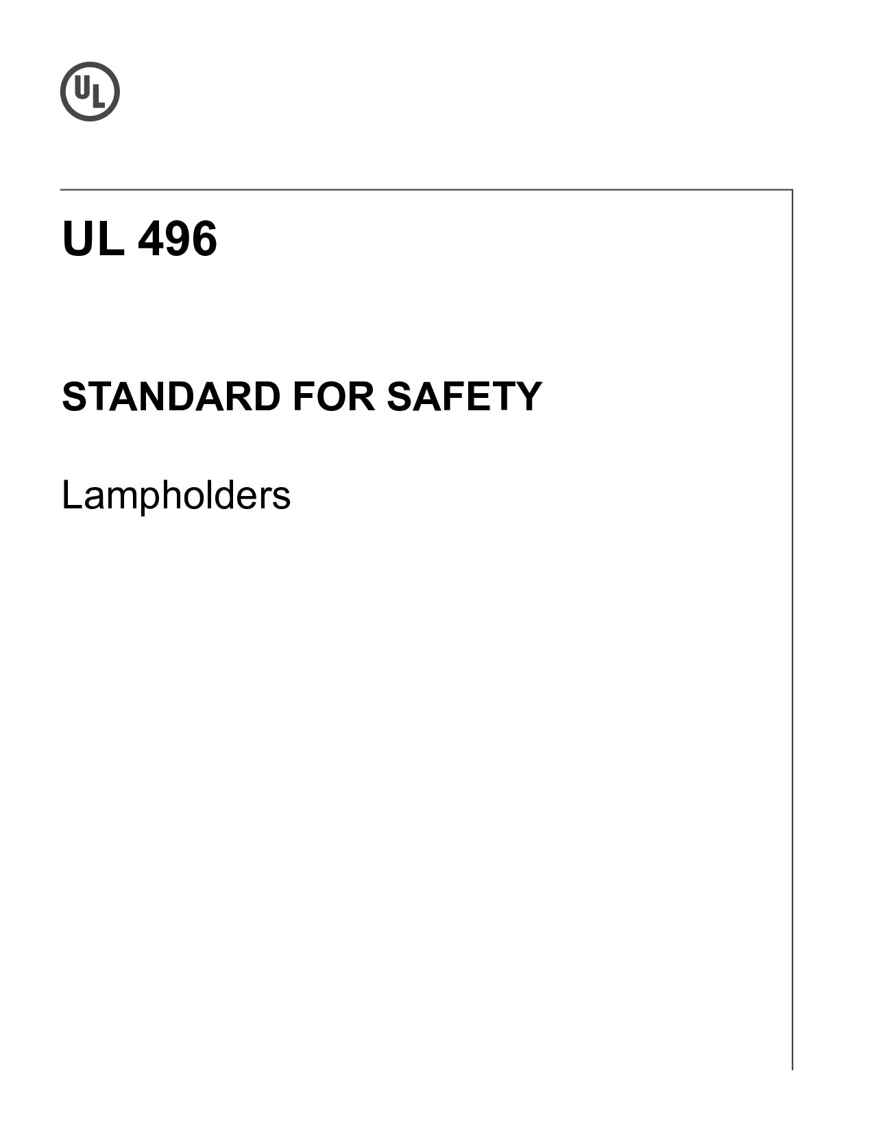 UL 496-2022封面图