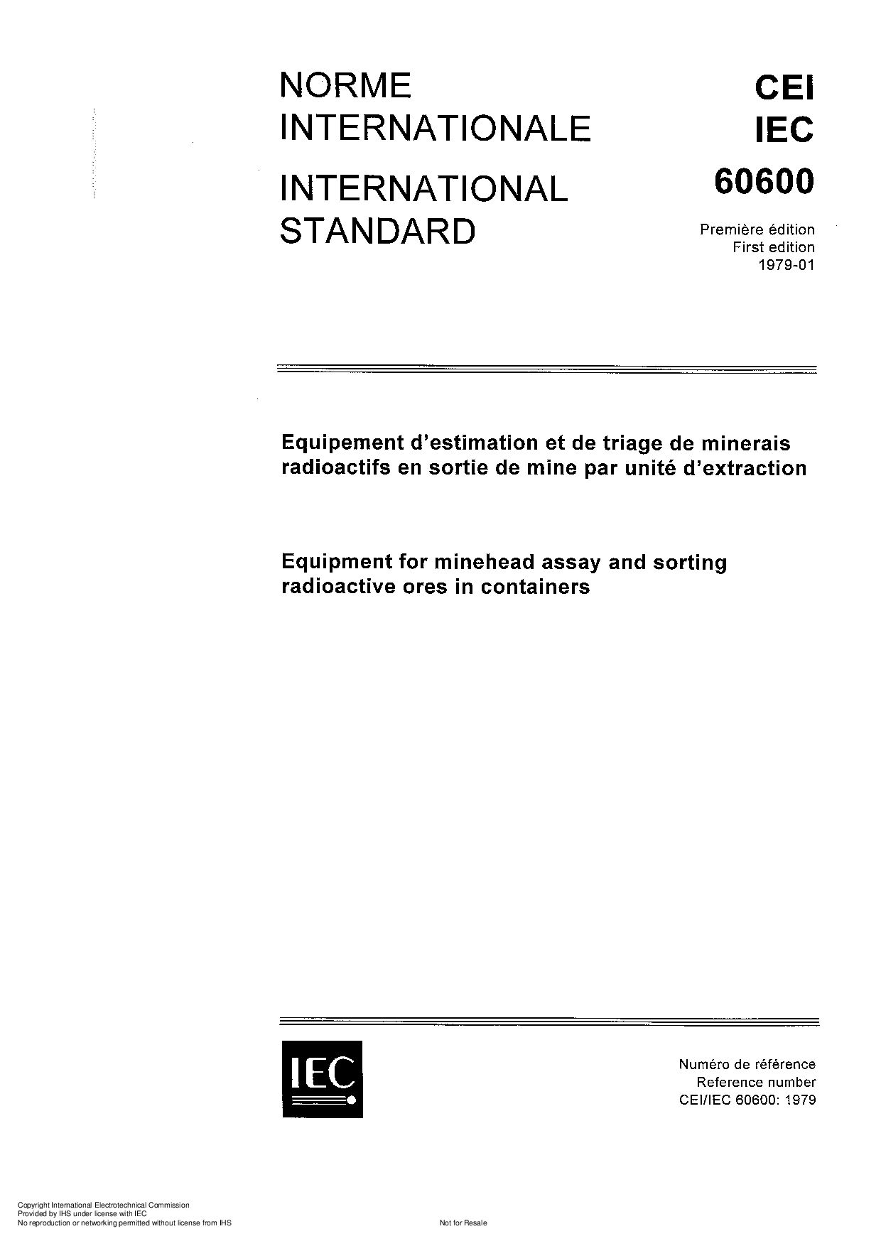 IEC 60600-1979