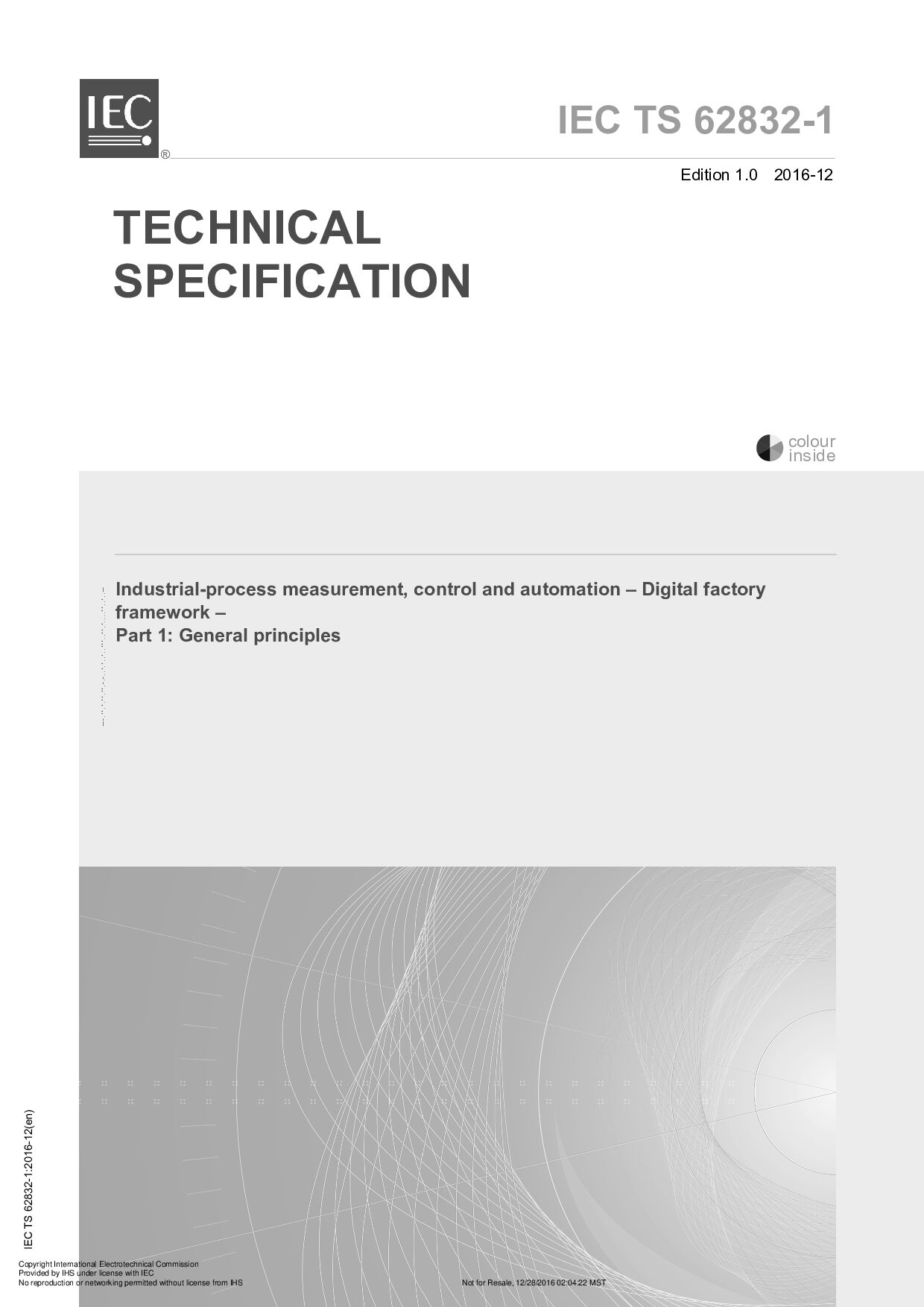 IEC TS 62832-1:2016封面图
