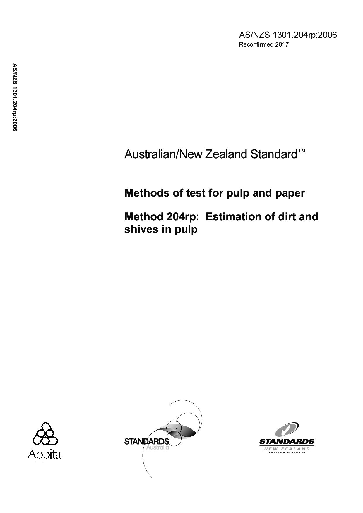 AS/NZS 1301.204rp:2006(R2017)封面图