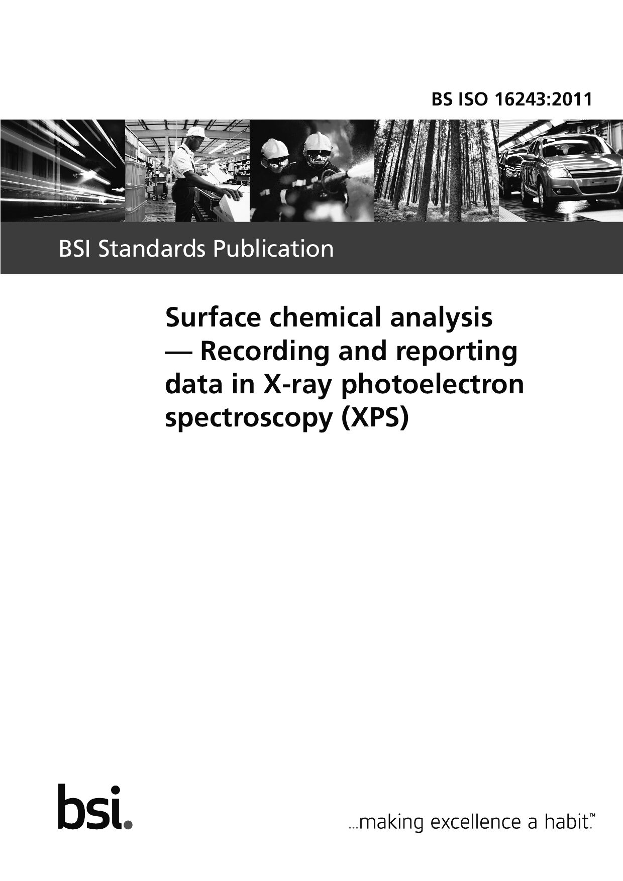 BS ISO 16243:2011封面图