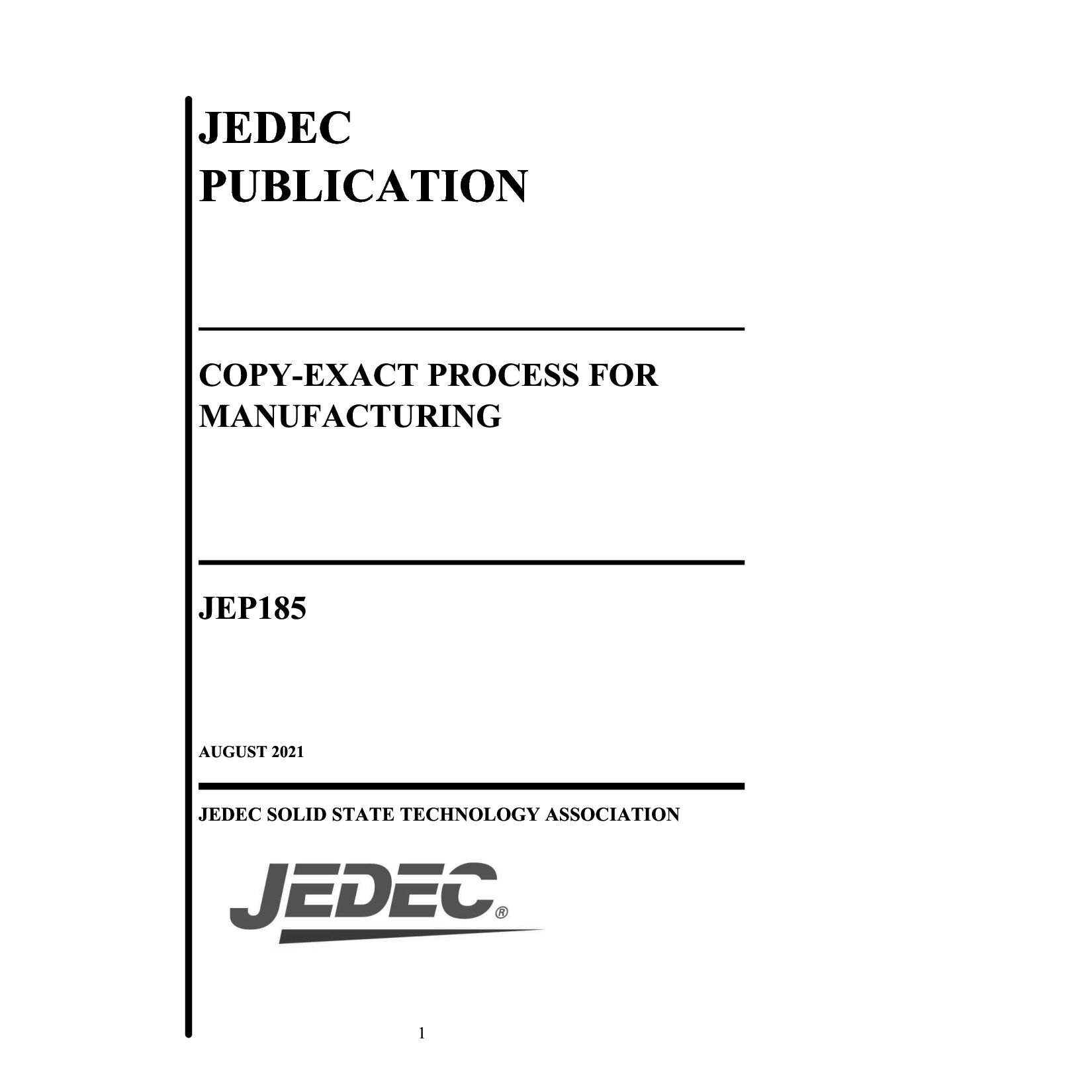 JEDEC JEP185-2021封面图