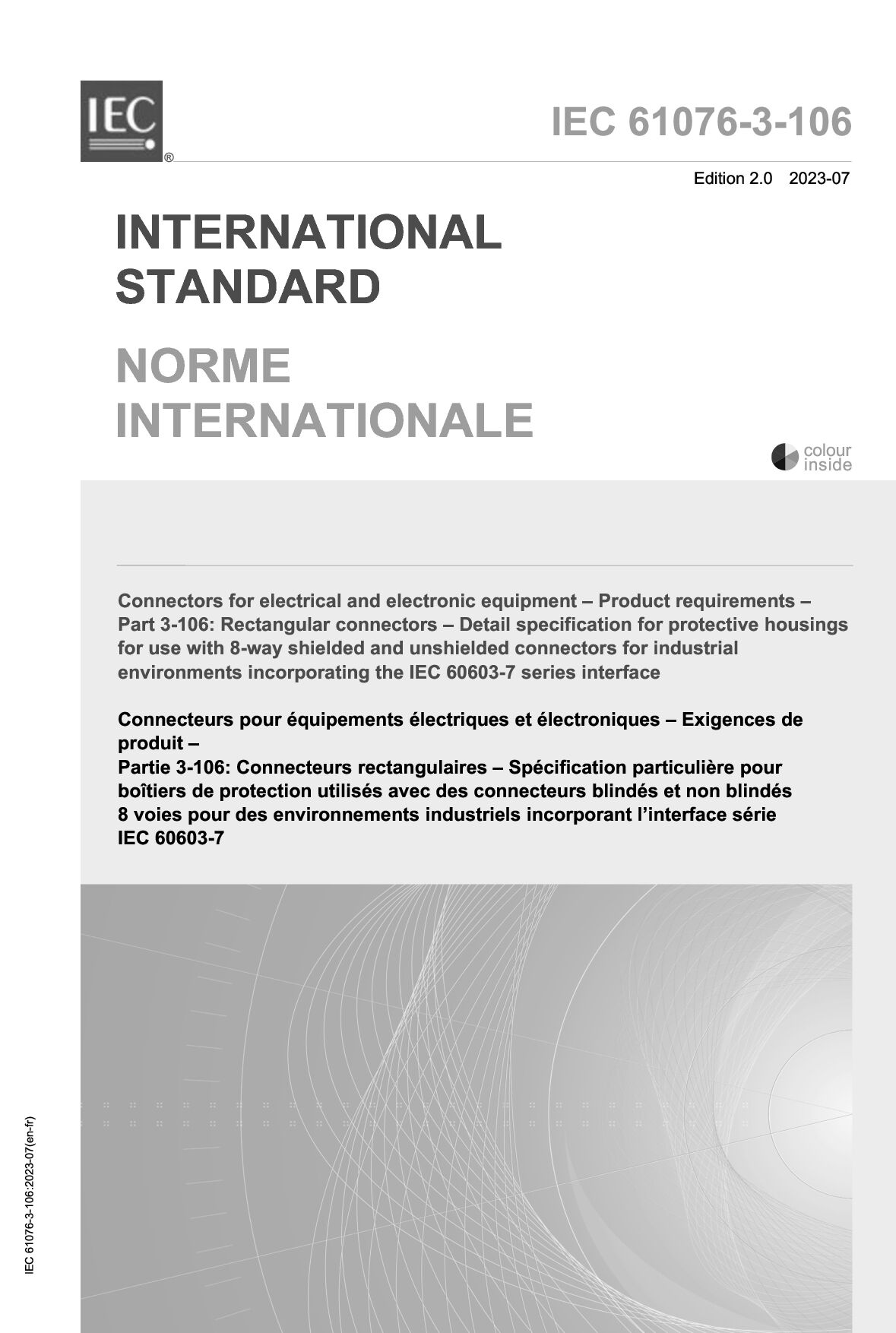 IEC 61076-3-106:2023封面图