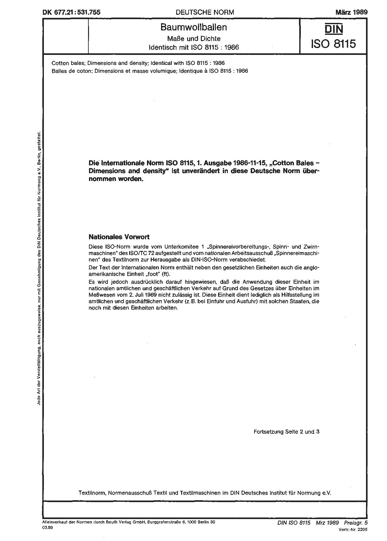 DIN ISO 8115:1989封面图