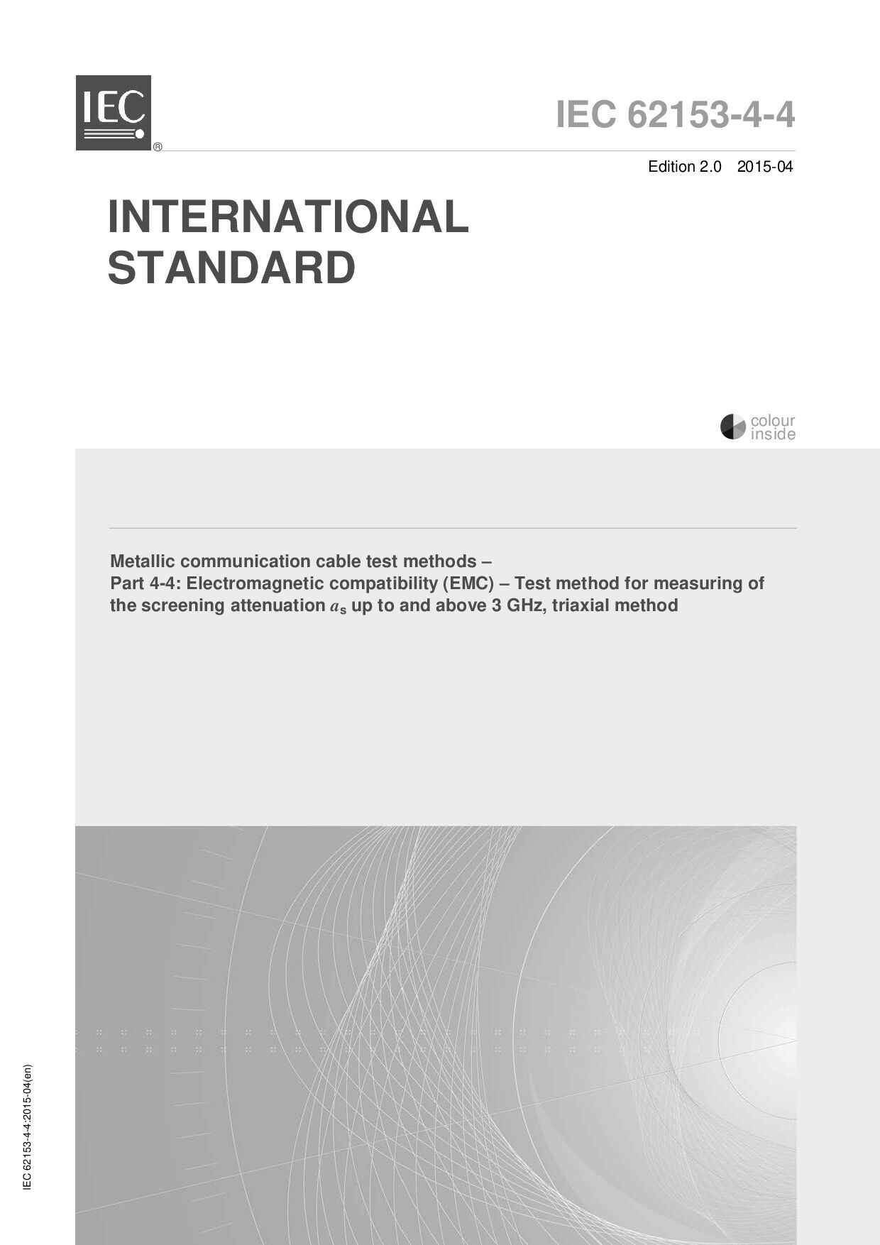 IEC 62153-4-4:2015封面图
