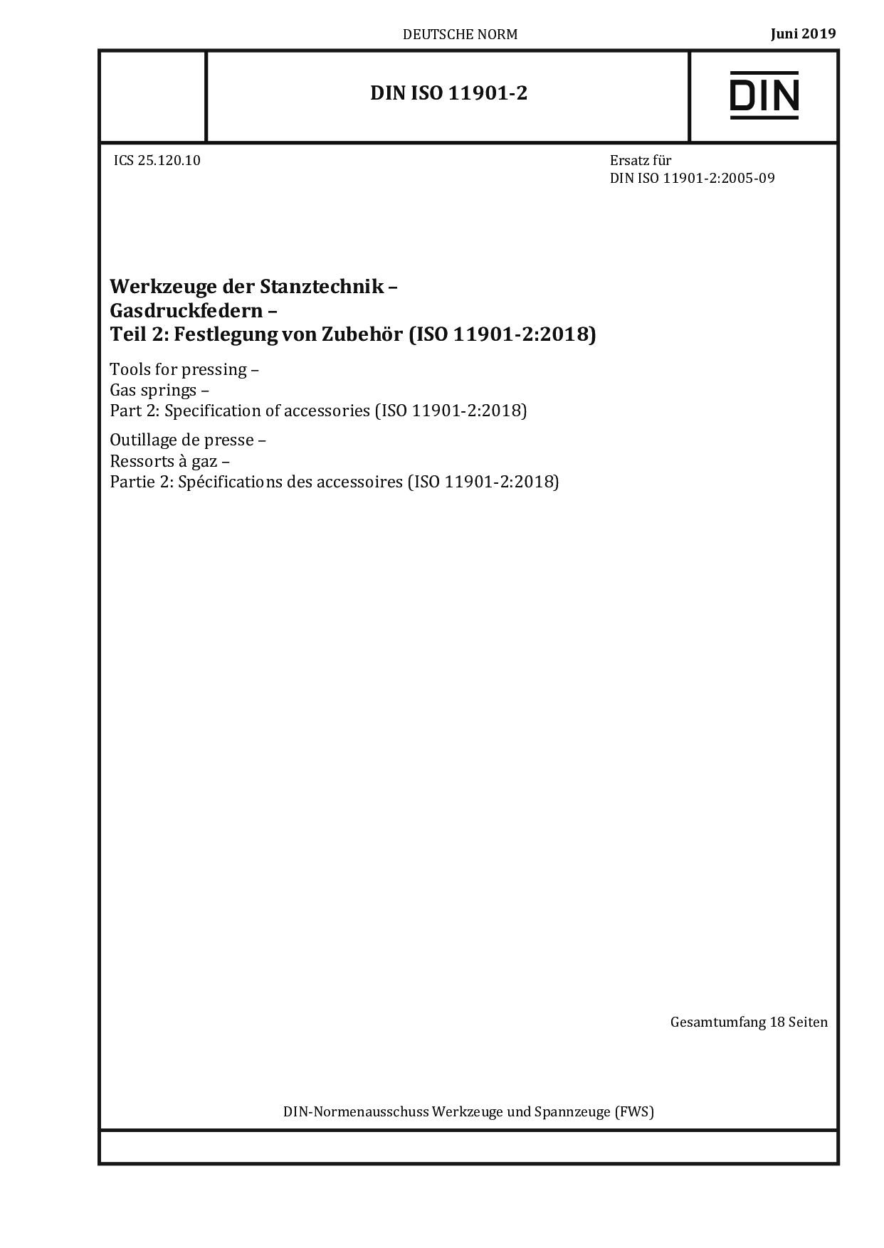 DIN ISO 11901-2:2019-06封面图