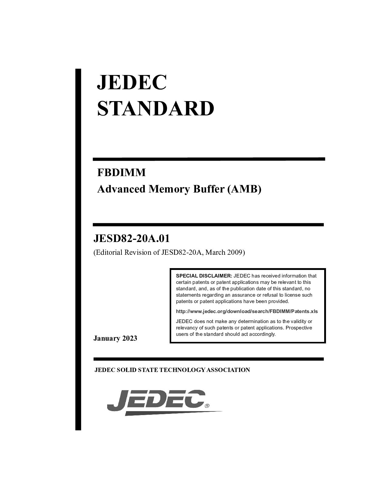 JEDEC JESD82-20A.01-2023
