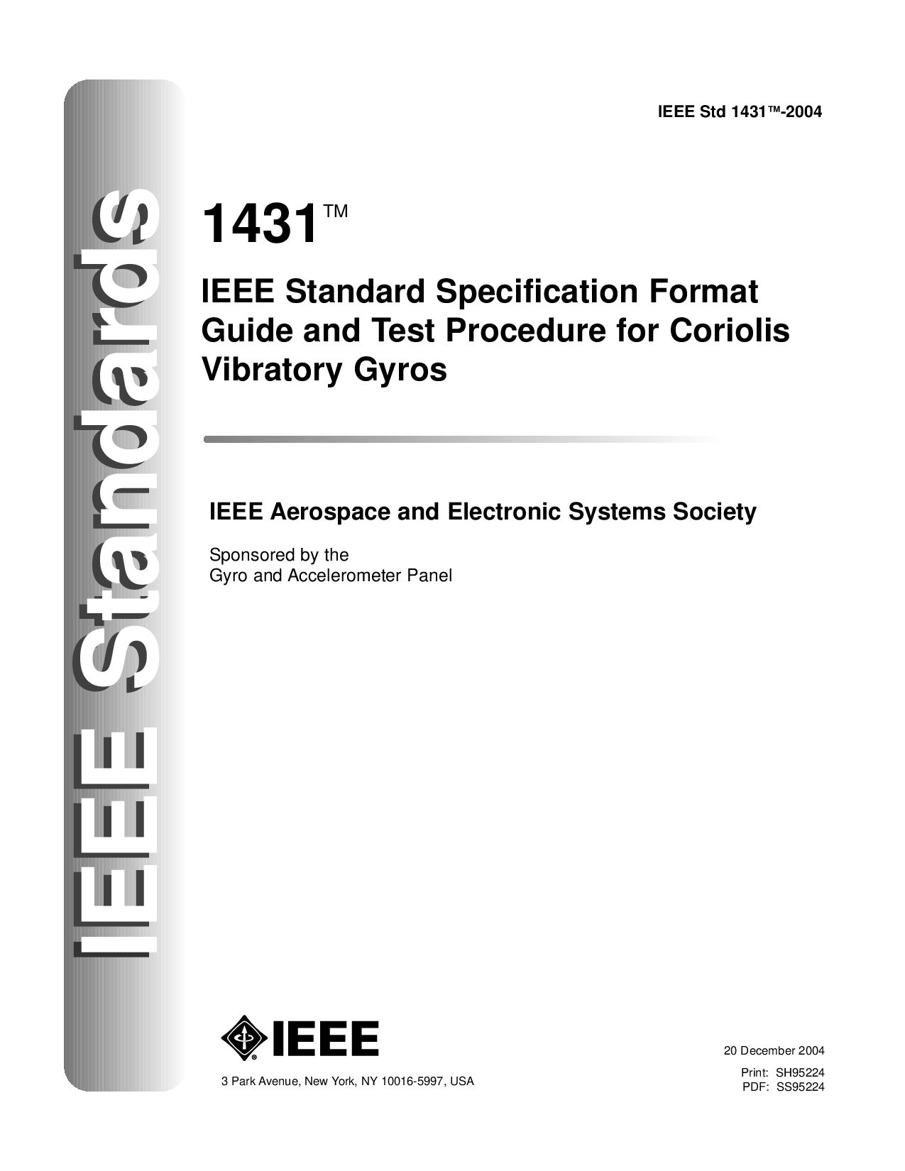 IEEE 1431-2004封面图