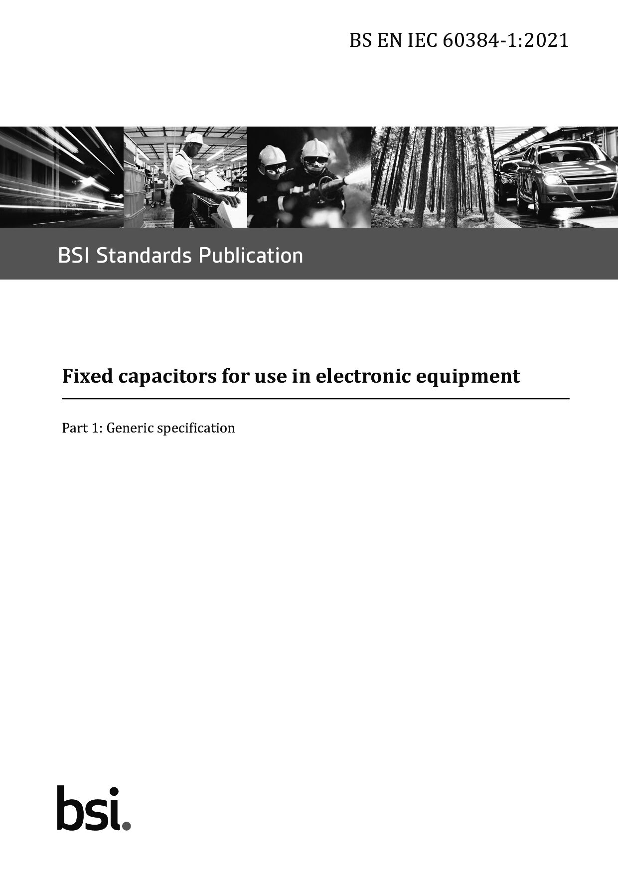 BS EN IEC 60384-1:2021