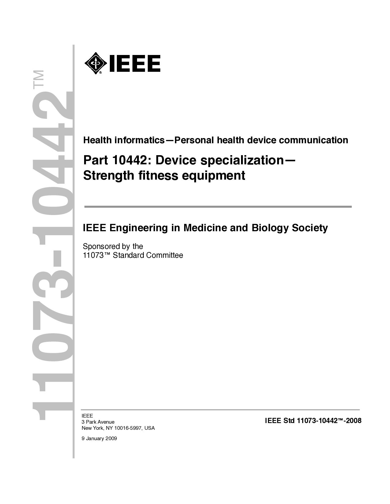 IEEE Std 11073-10442-2008