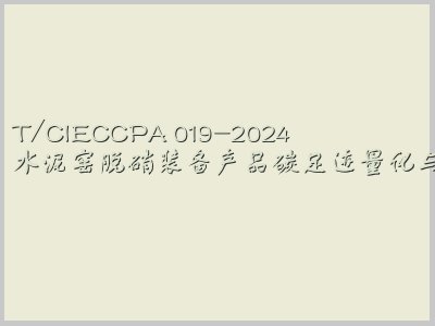 T/CIECCPA 019-2024