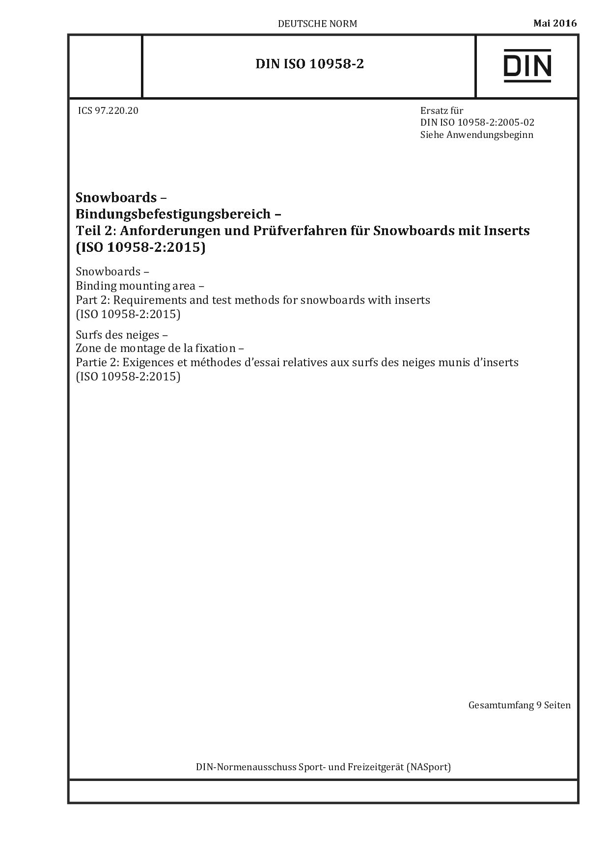 DIN ISO 10958-2:2016-05封面图