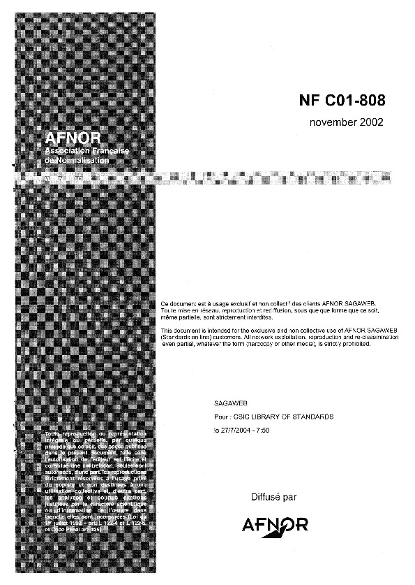 NF C01-808-2002