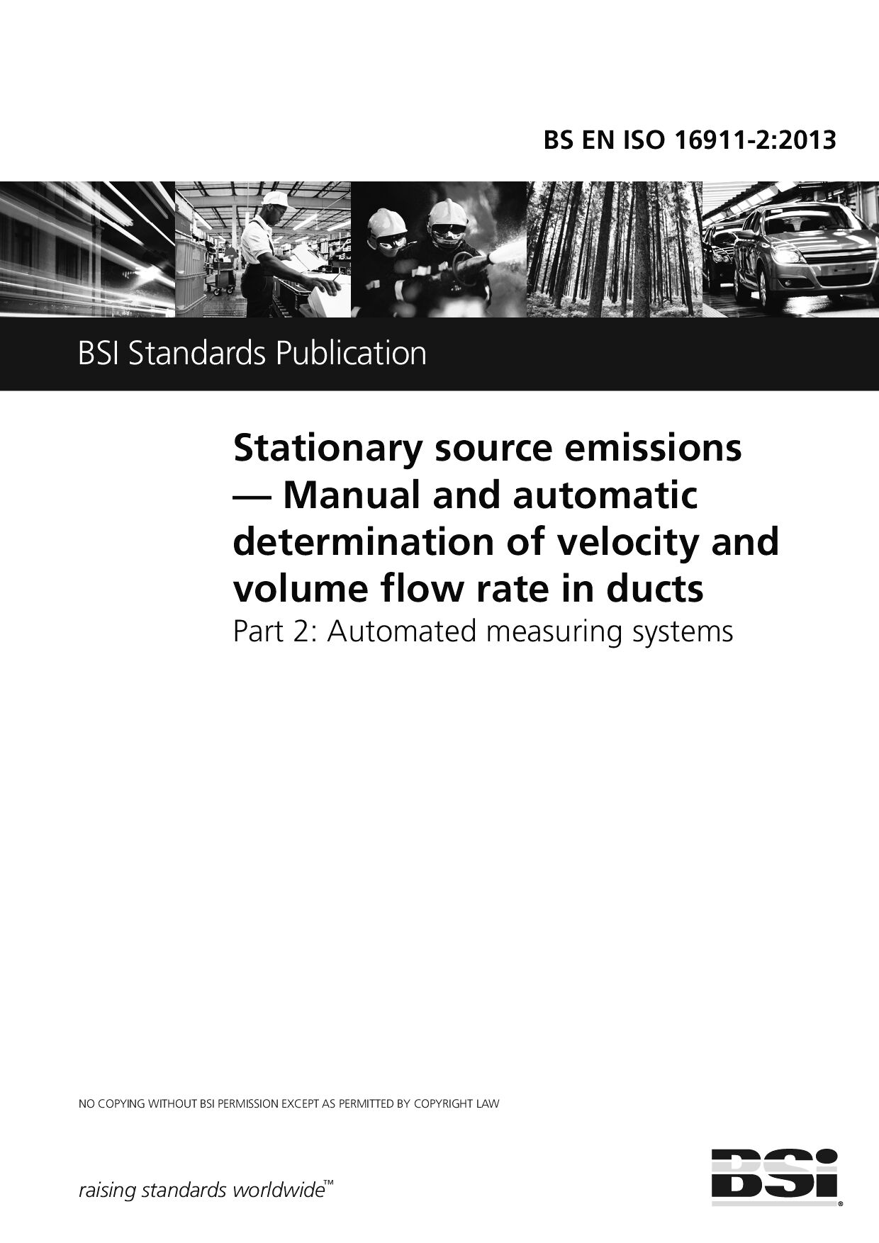 BS EN ISO 16911-2:2013