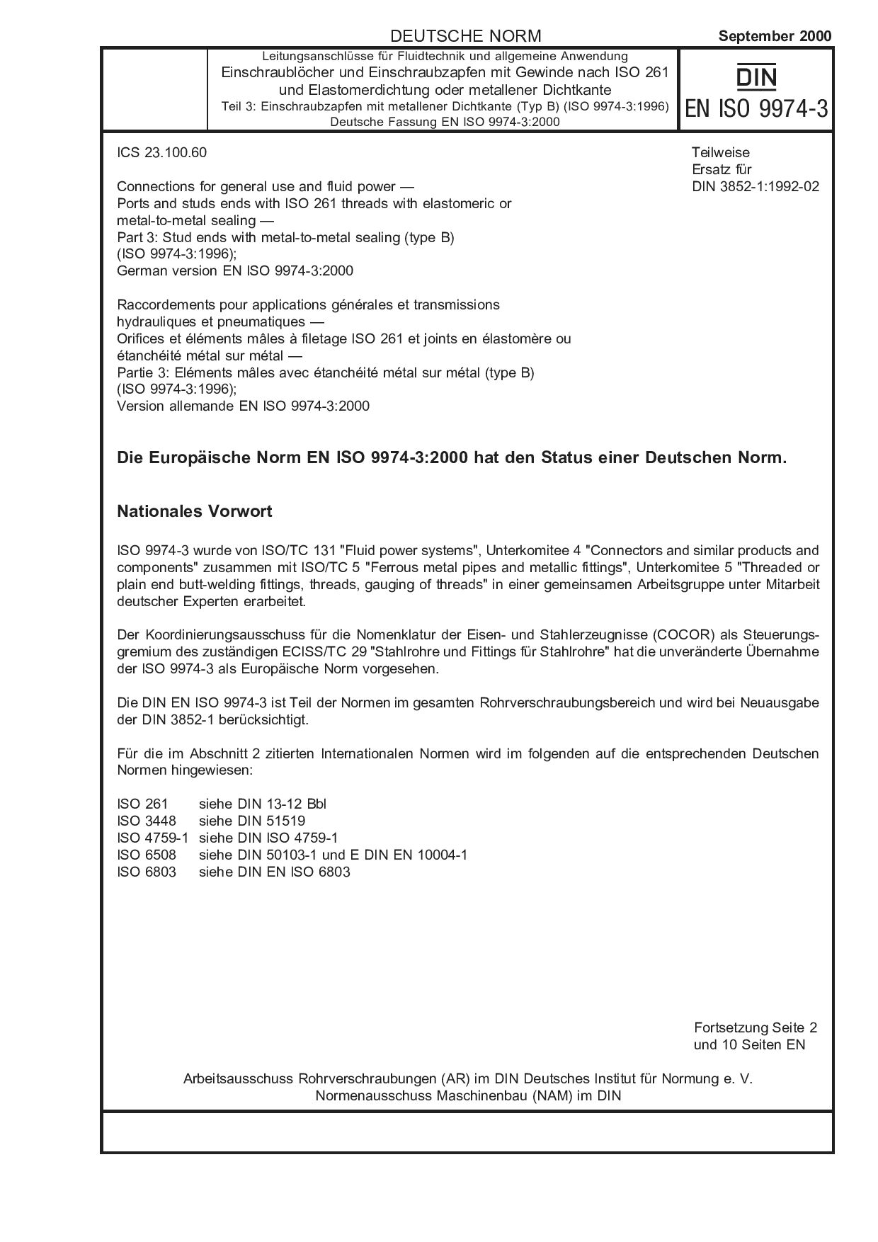 DIN EN ISO 9974-3:2000封面图