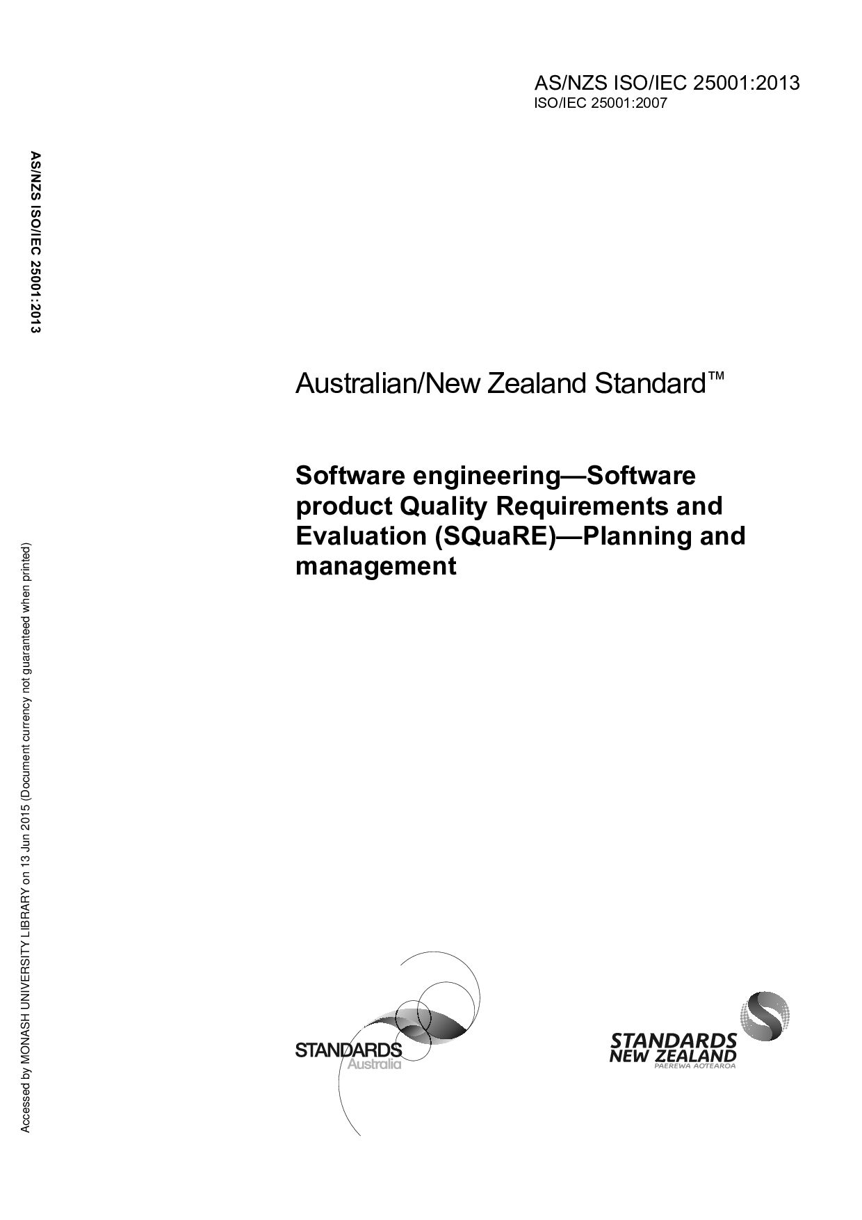 AS/NZS ISO/IEC 25001:2013封面图