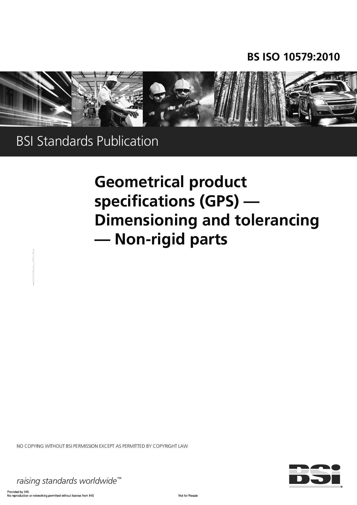 BS ISO 10579:2010封面图