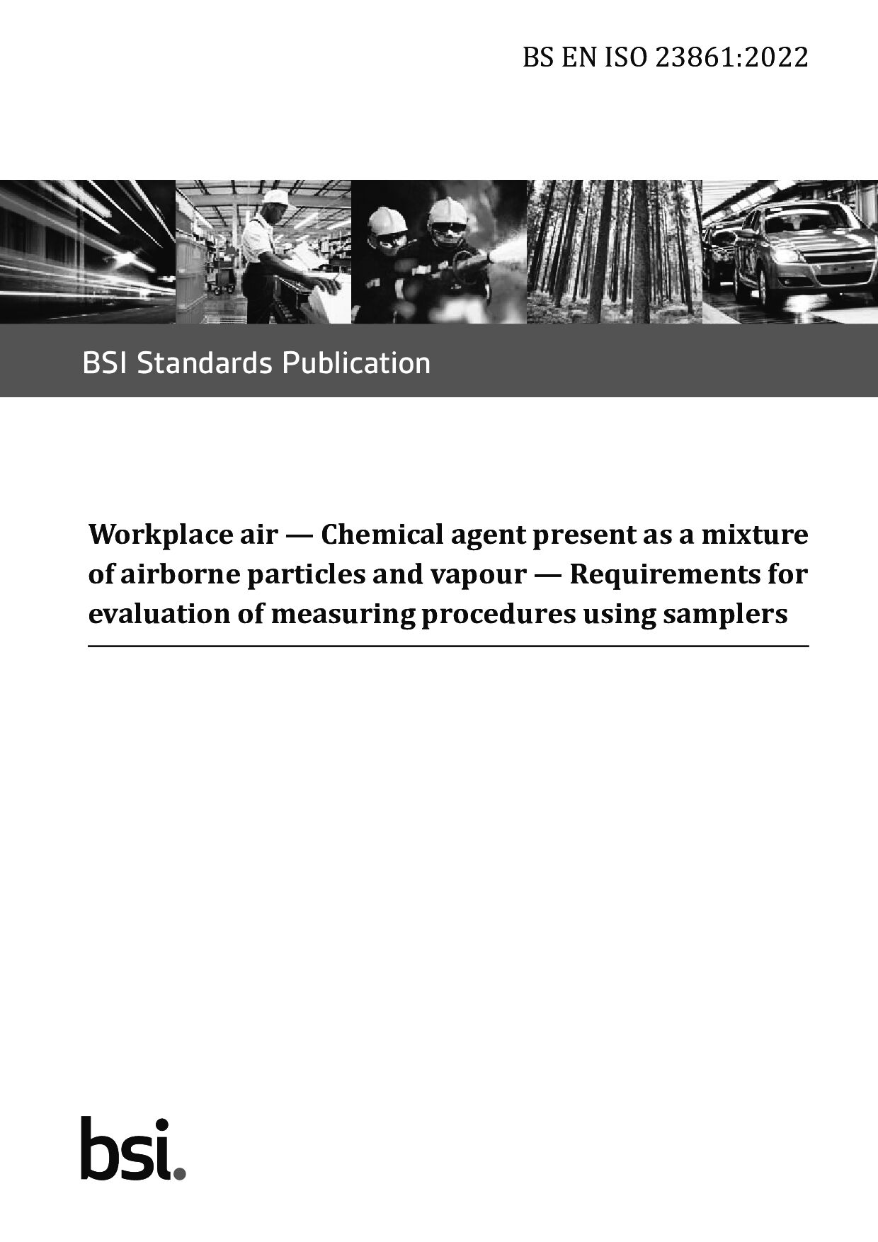 BS EN ISO 23861:2022封面图