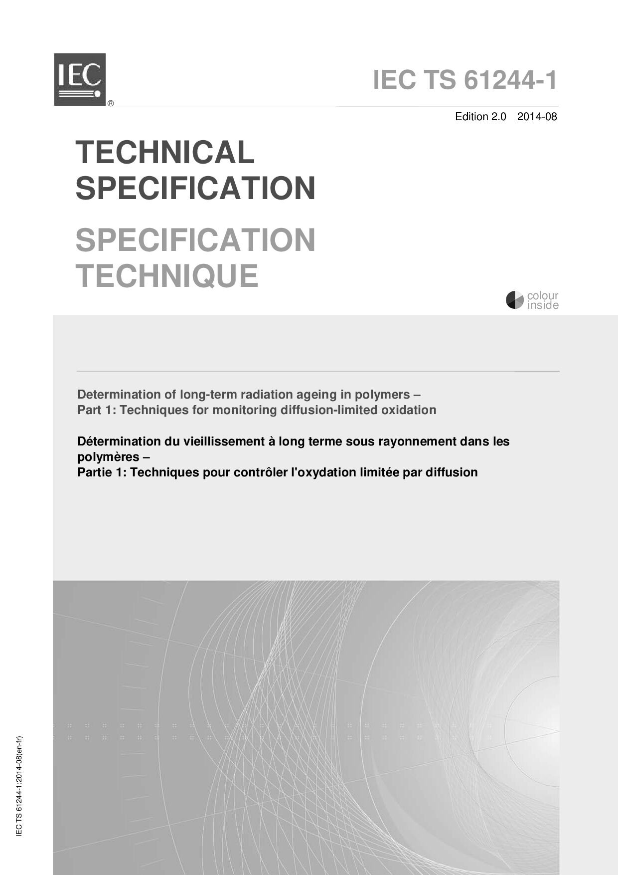 IEC TS 61244-1:2014封面图