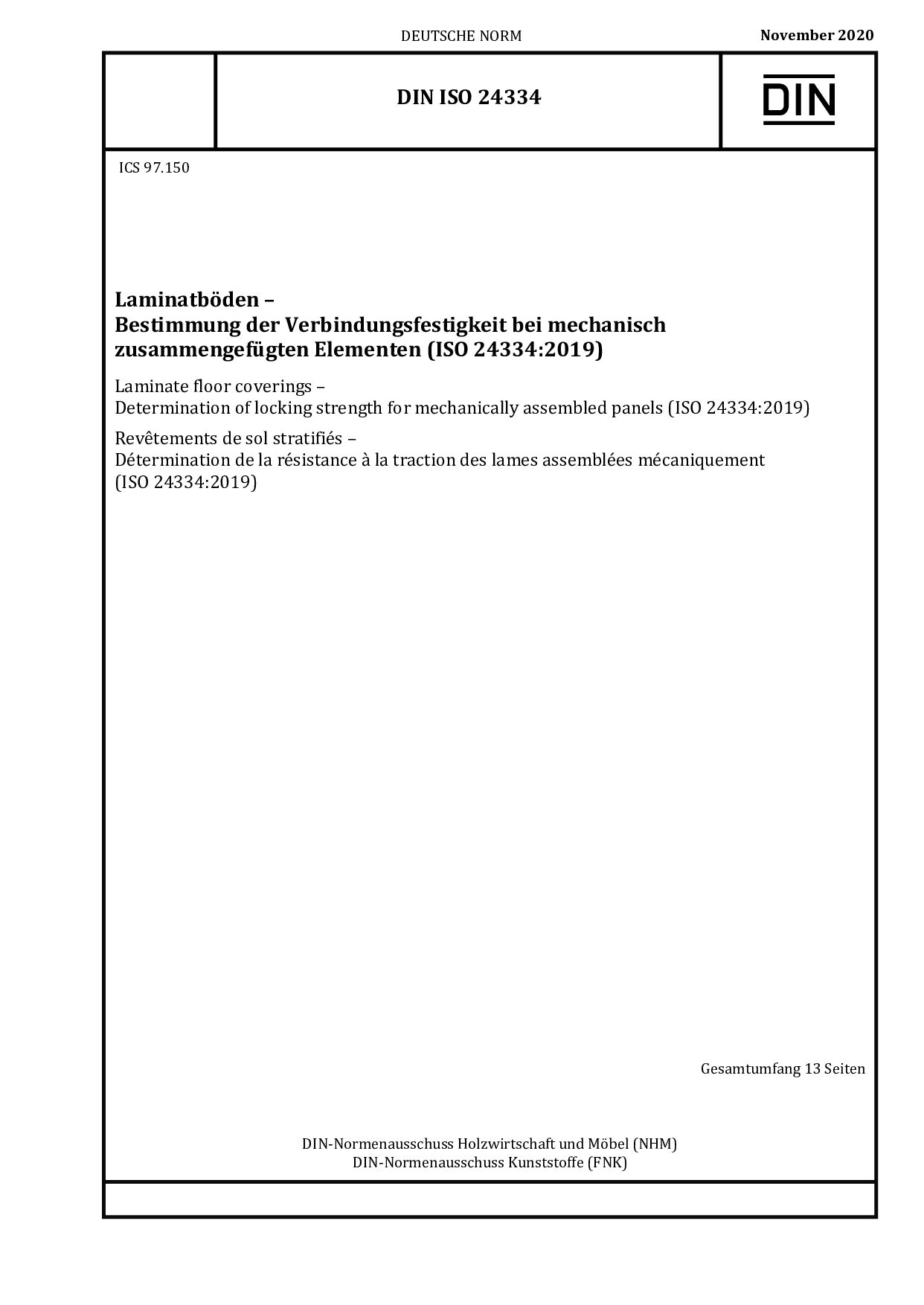 DIN ISO 24334:2020-11封面图