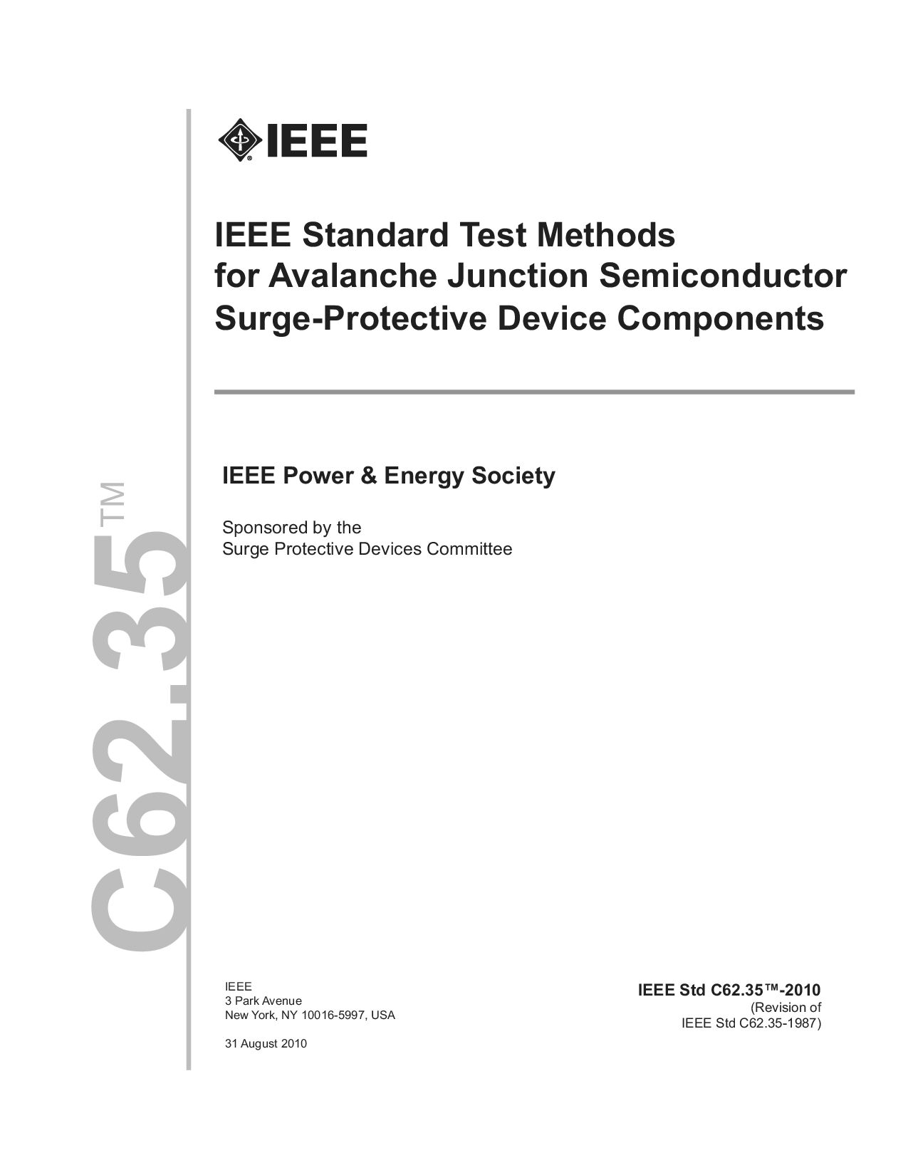 IEEE Std C62.35-2010封面图