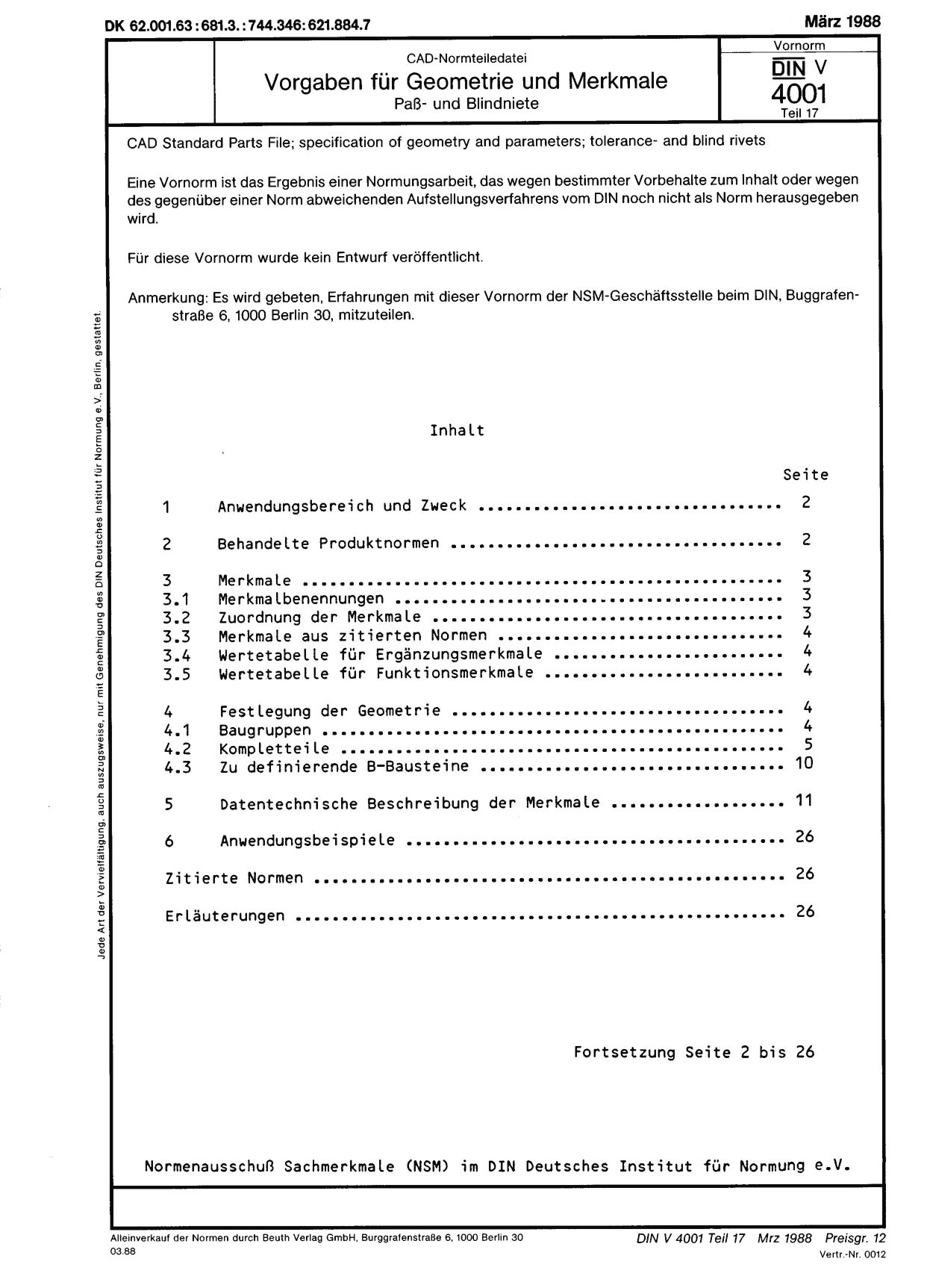 DIN V 4001-17:1988封面图