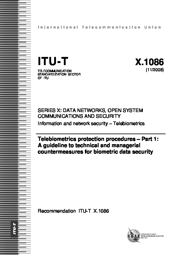 ITU-T X.1086-2008封面图