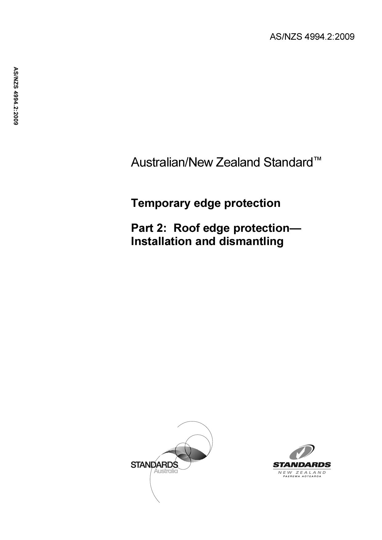 AS/NZS 4994.2:2009封面图