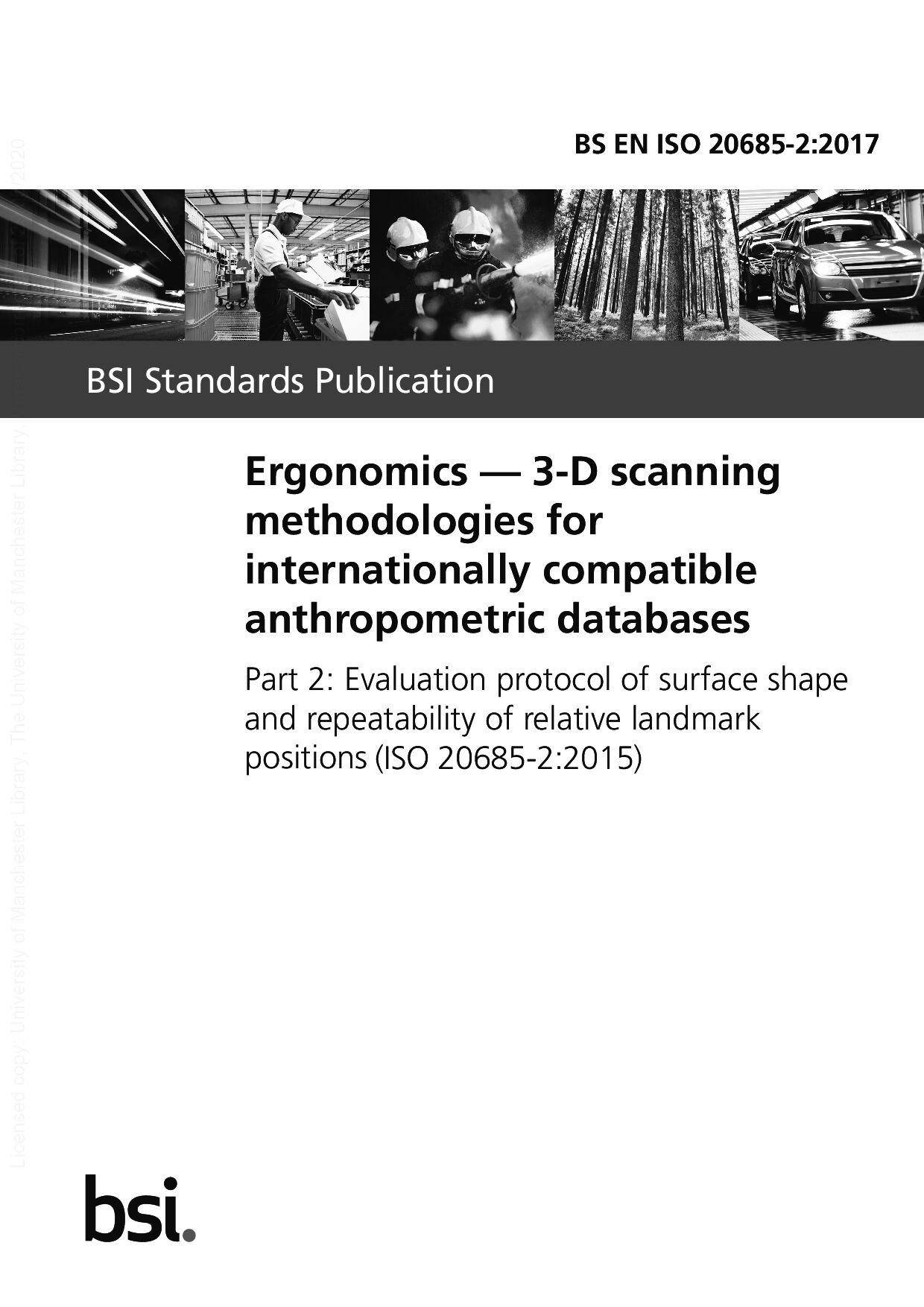 BS EN ISO 20685-2:2017
