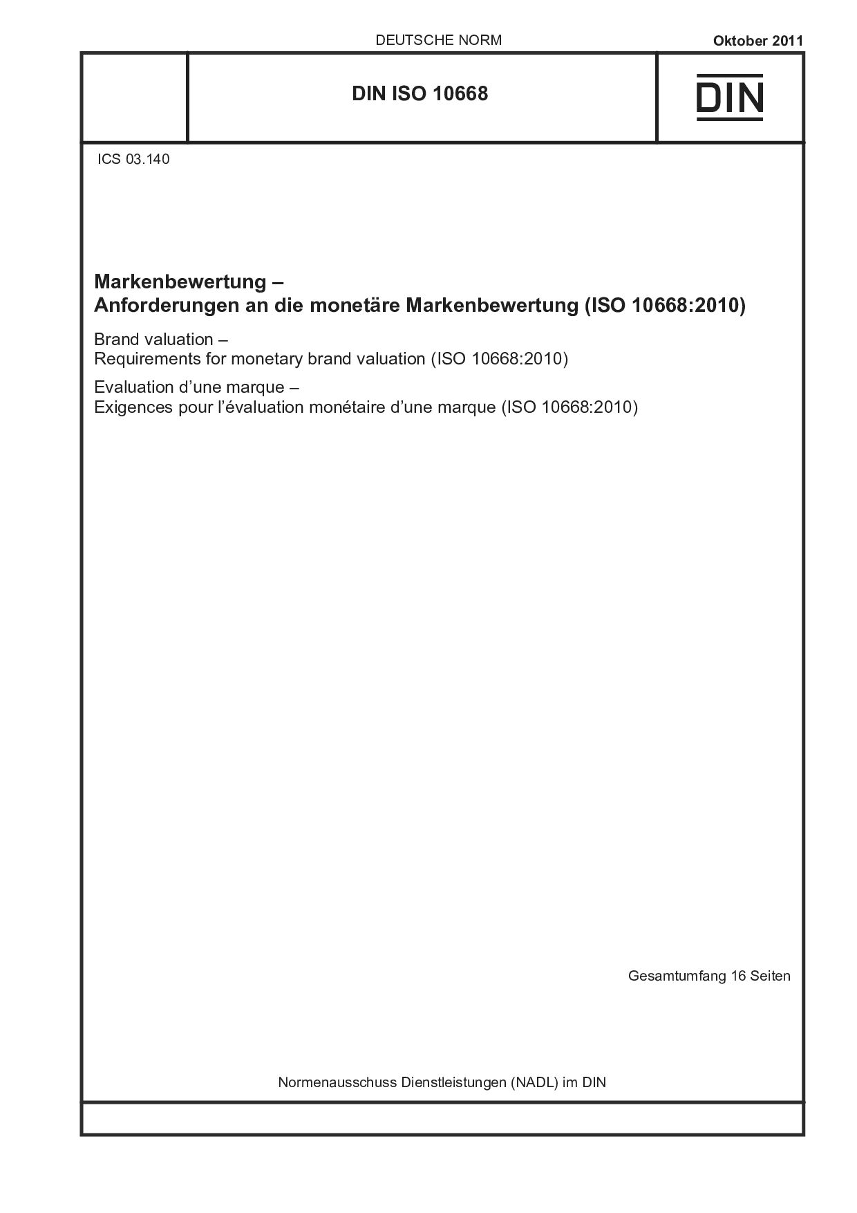 DIN ISO 10668:2011封面图