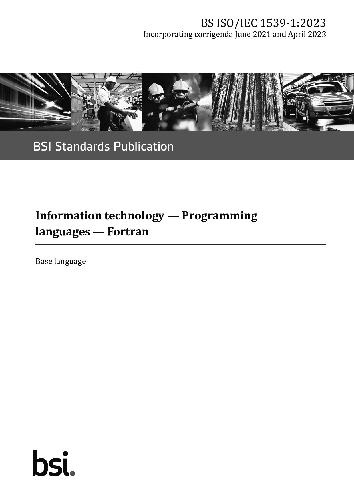 BS ISO/IEC 1539-1:2023封面图