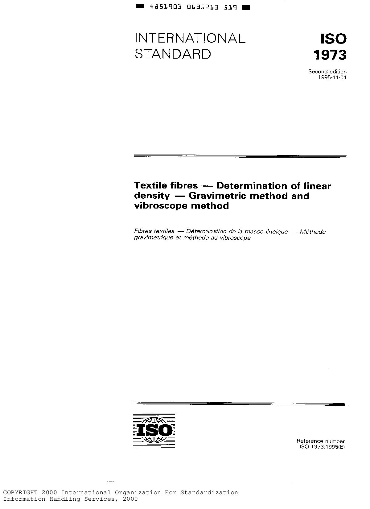 ISO 1973:1995封面图