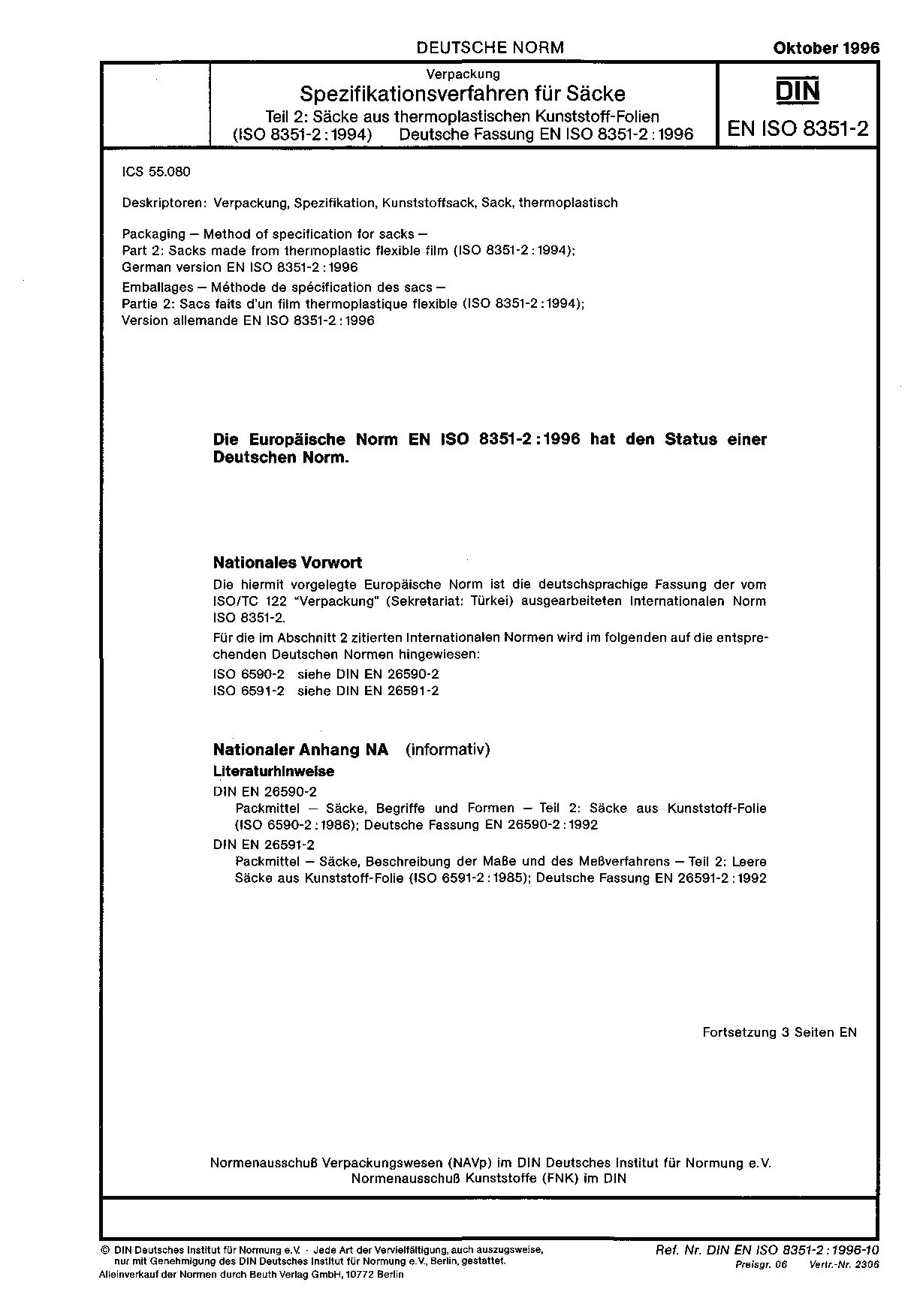 DIN EN ISO 8351-2:1996封面图