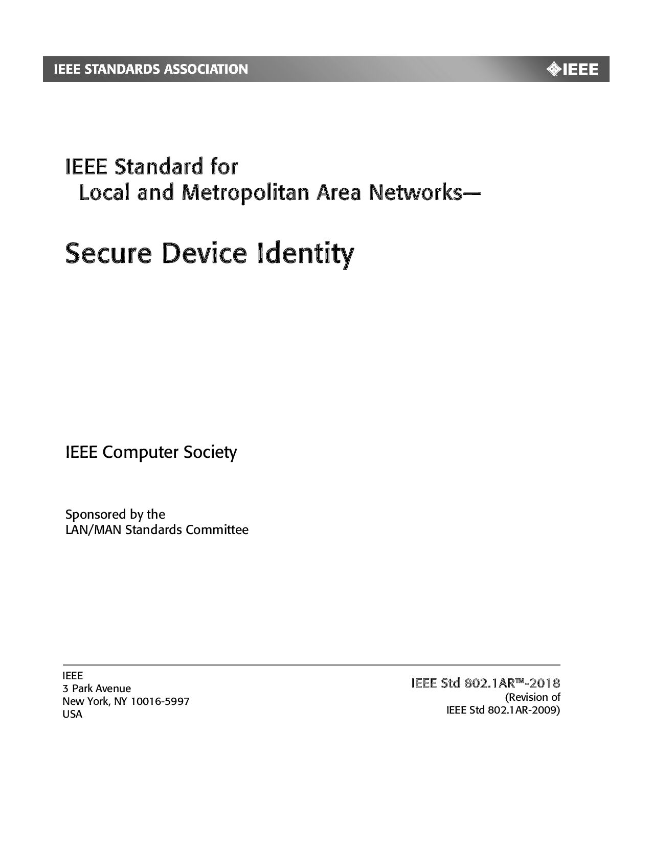 IEEE 802.1AR-2018封面图