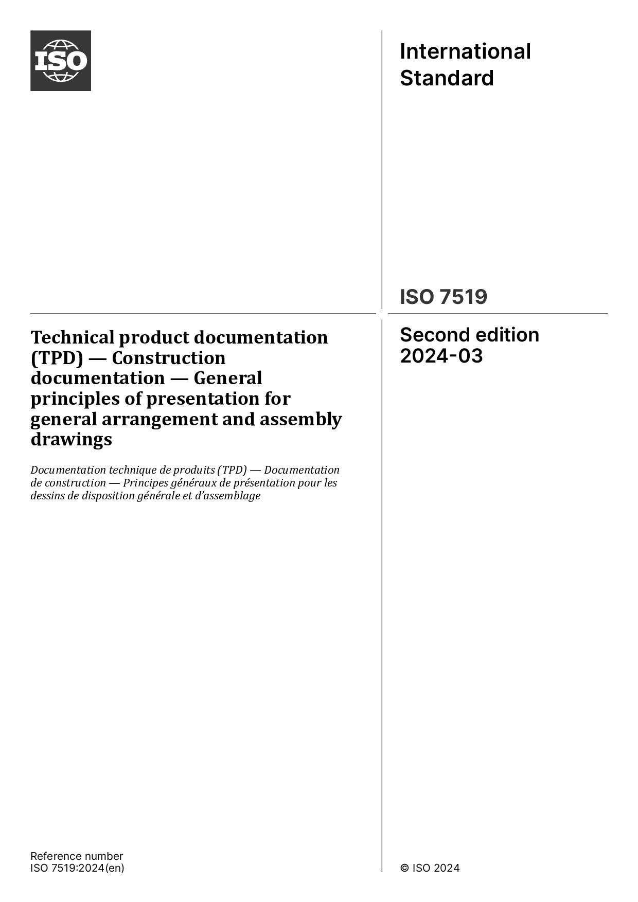 ISO 7519:2024封面图