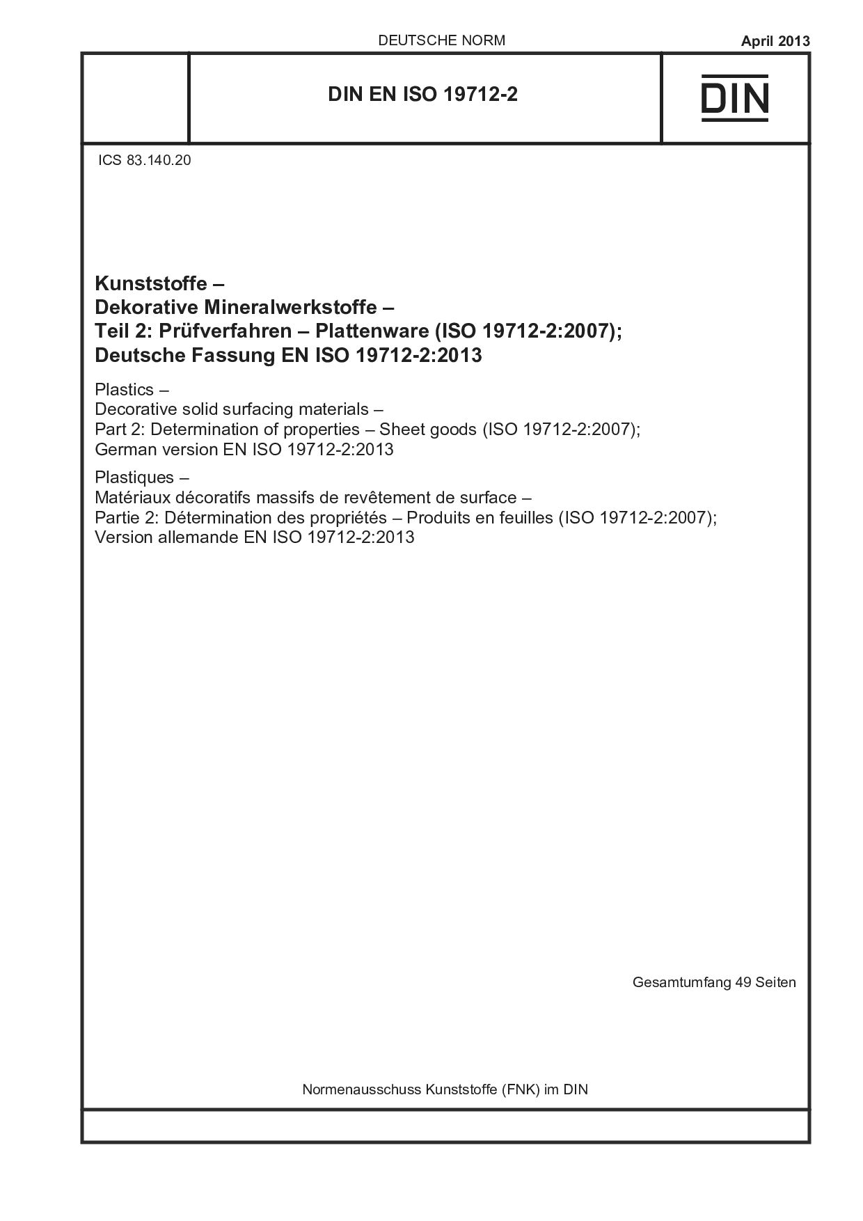 DIN EN ISO 19712-2:2013