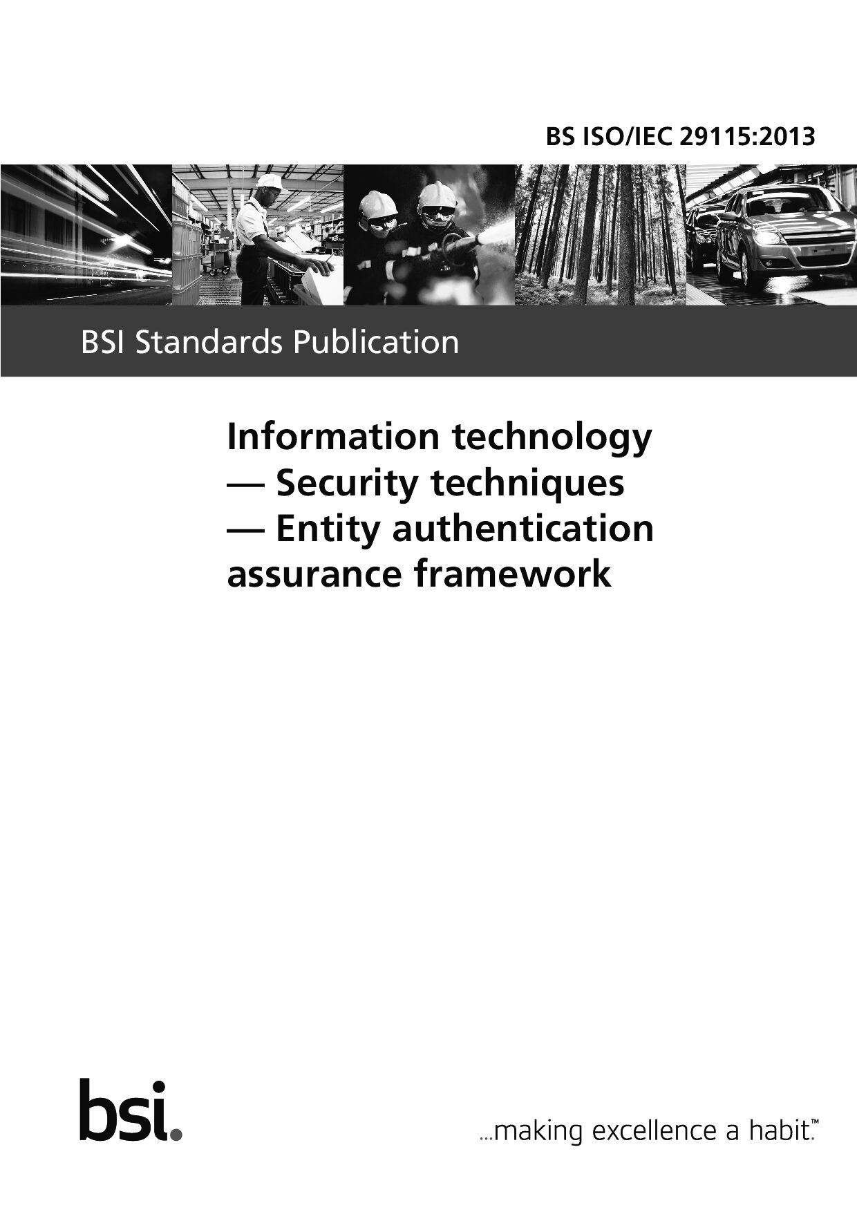 BS ISO/IEC 29115:2013