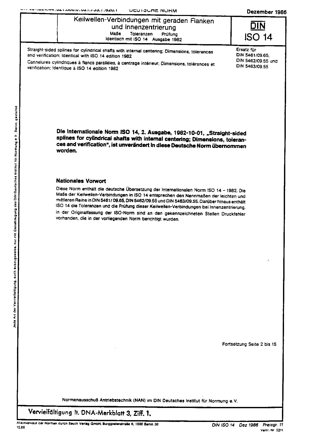 DIN ISO 14-1986封面图