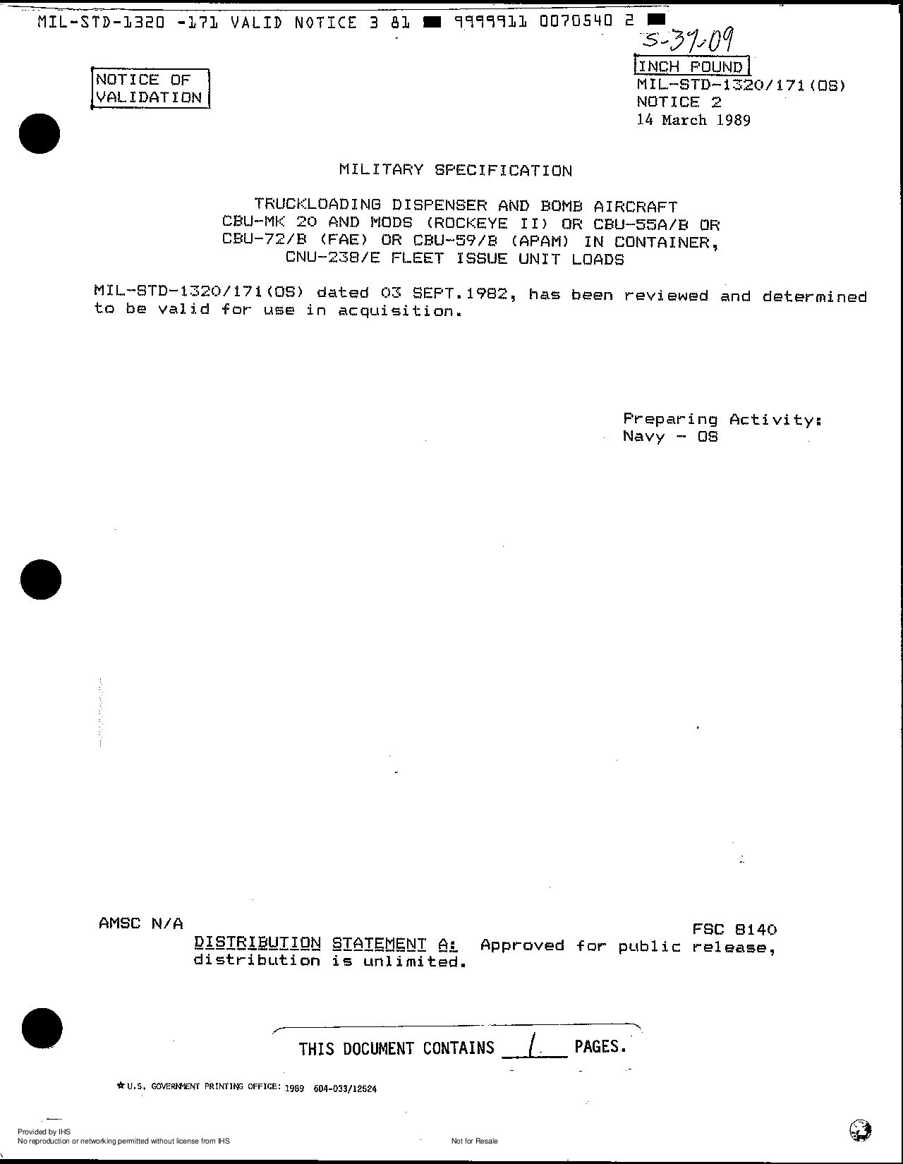 NAVY MIL-STD-1320-171 VALID NOTICE 3-1989封面图