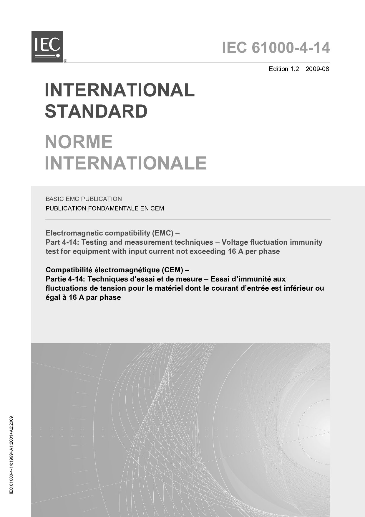 IEC 61000-4-14:2009封面图