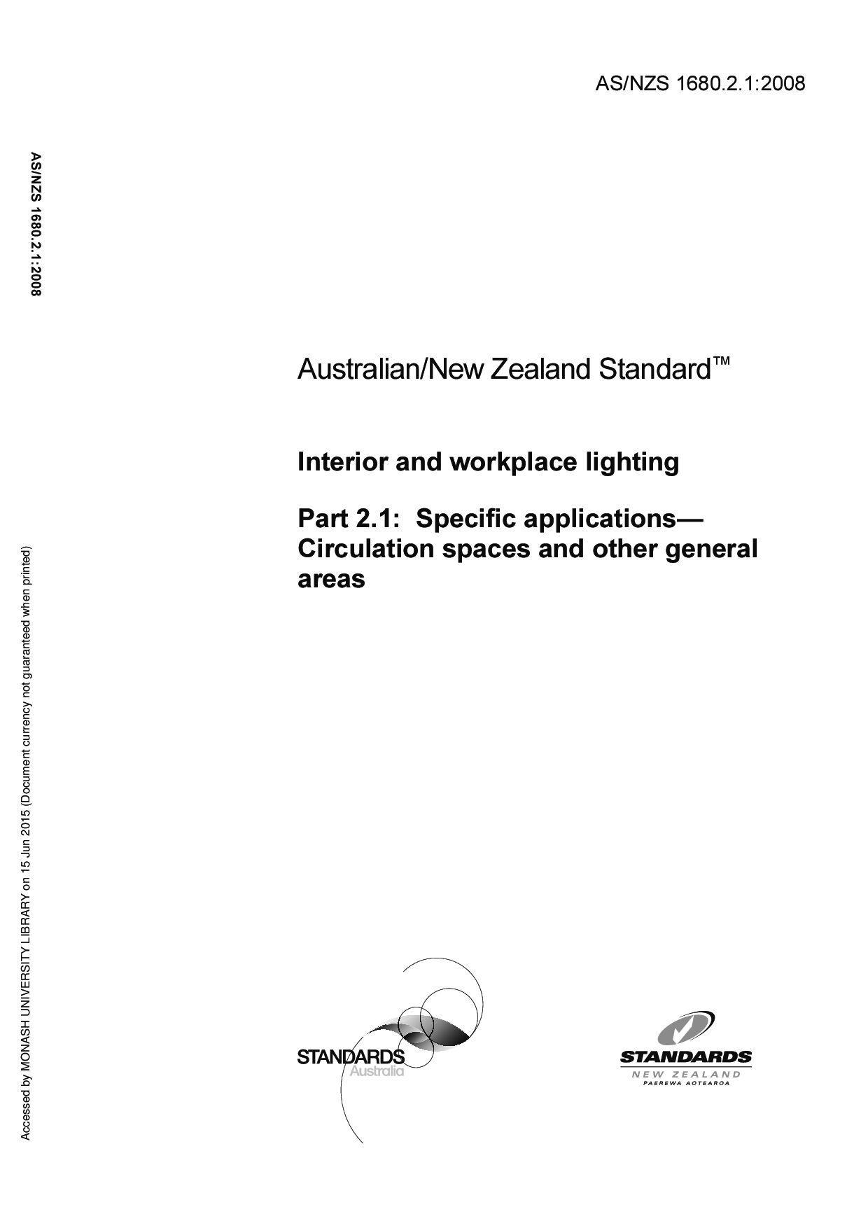 AS/NZS 1680.2.1:2008封面图