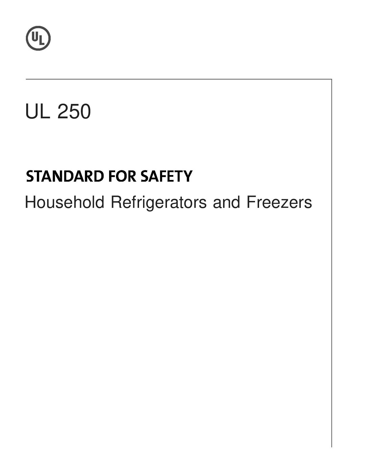 UL 250-2013封面图