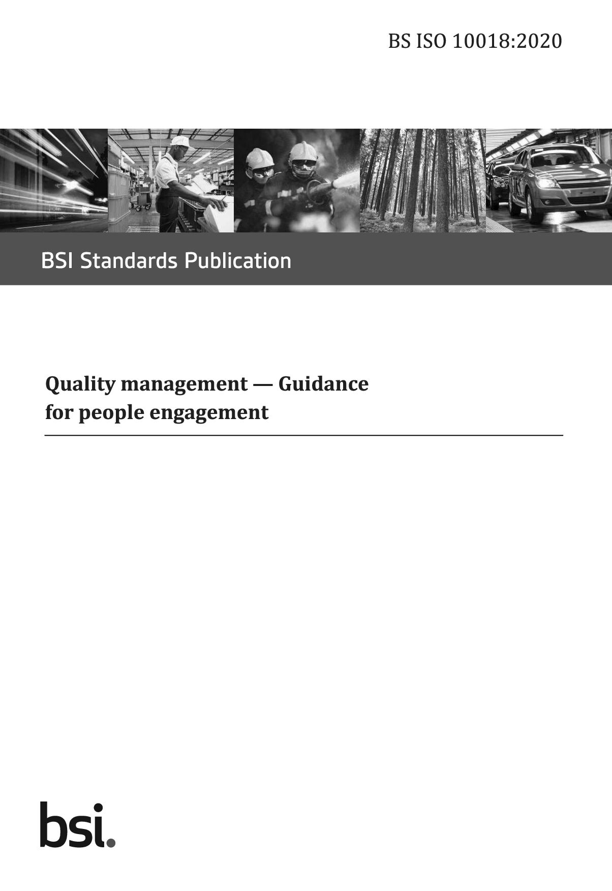 BS ISO 10018:2020封面图