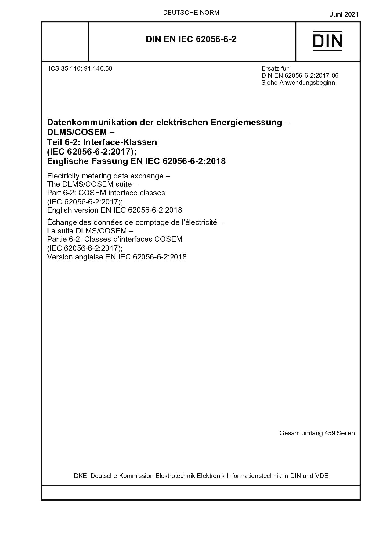 DIN EN IEC 62056-6-2:2021封面图