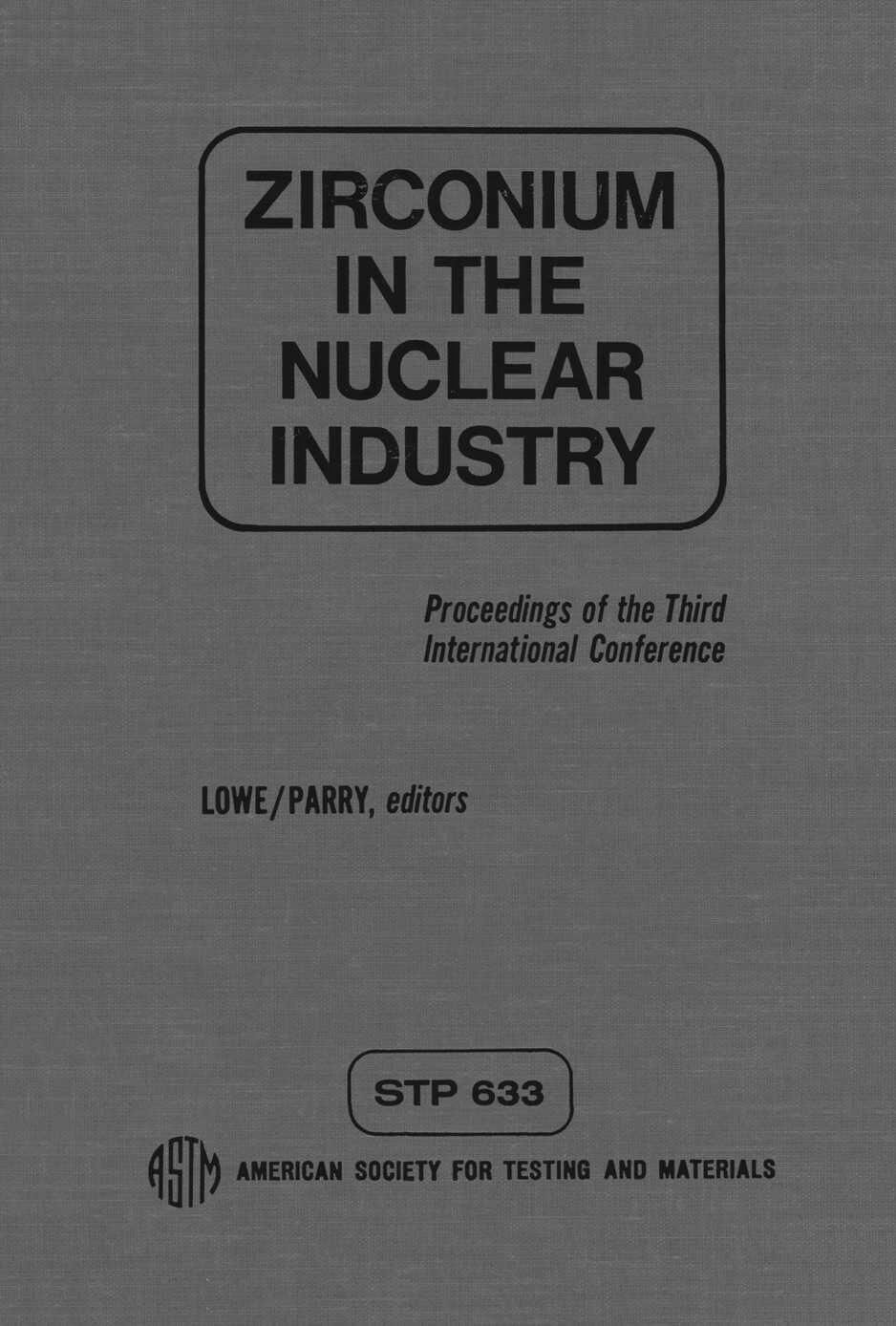 ASTM STP 633-1977