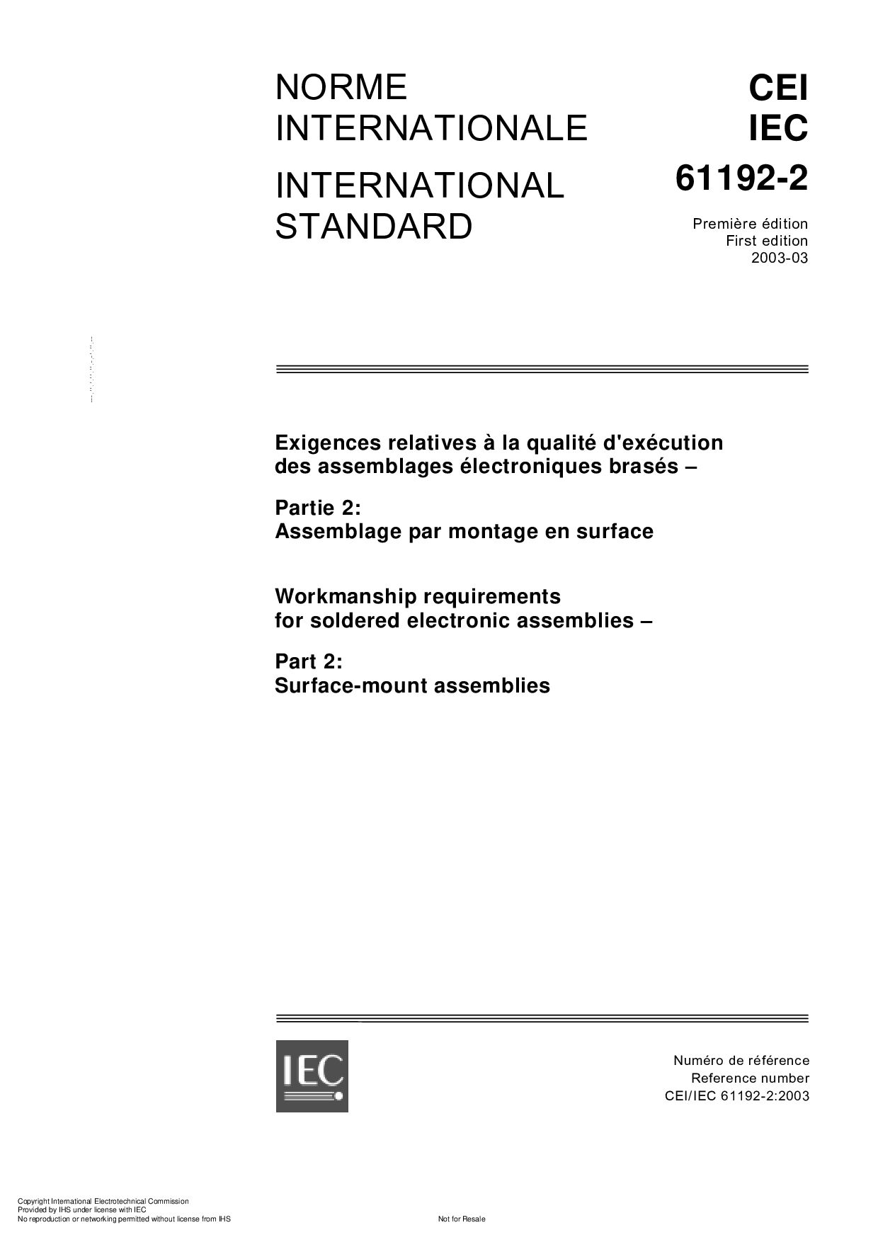 IEC 61192-2:2003
