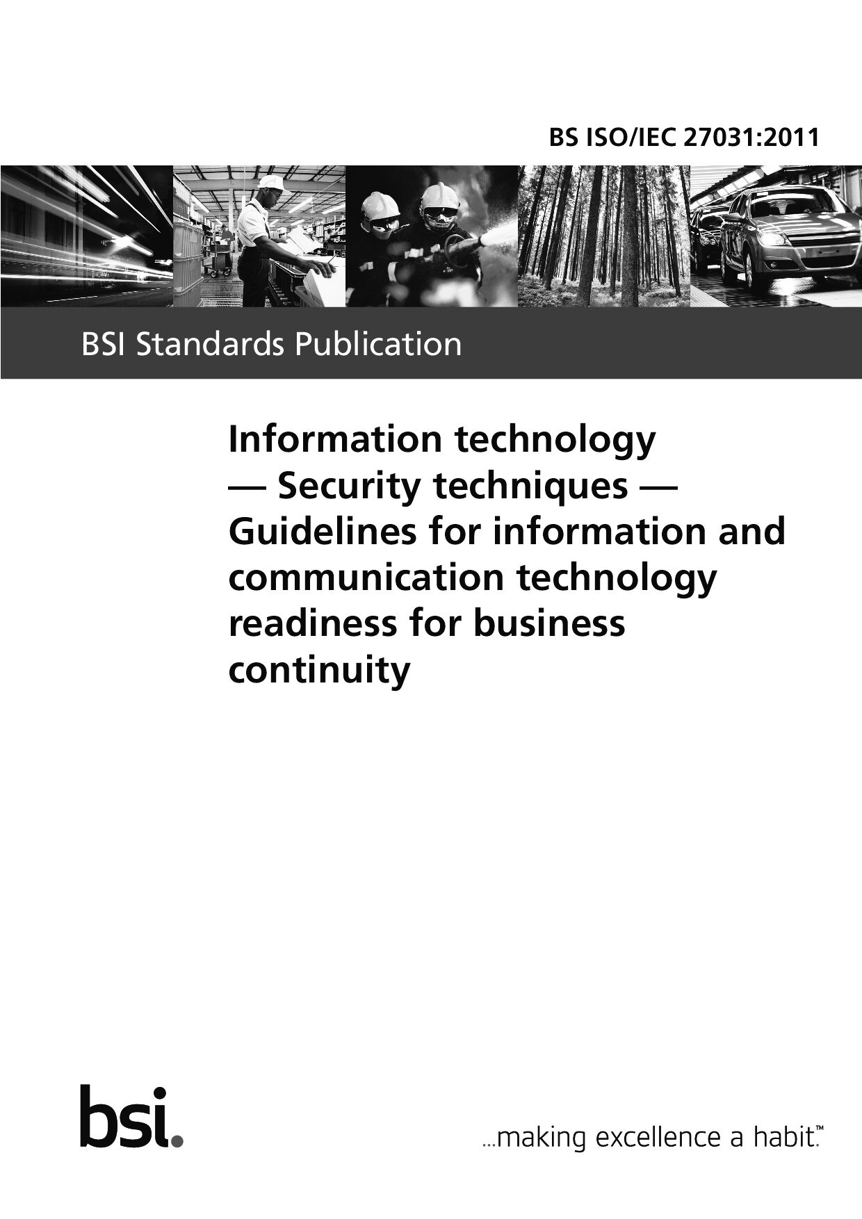 BS ISO/IEC 27031:2011封面图