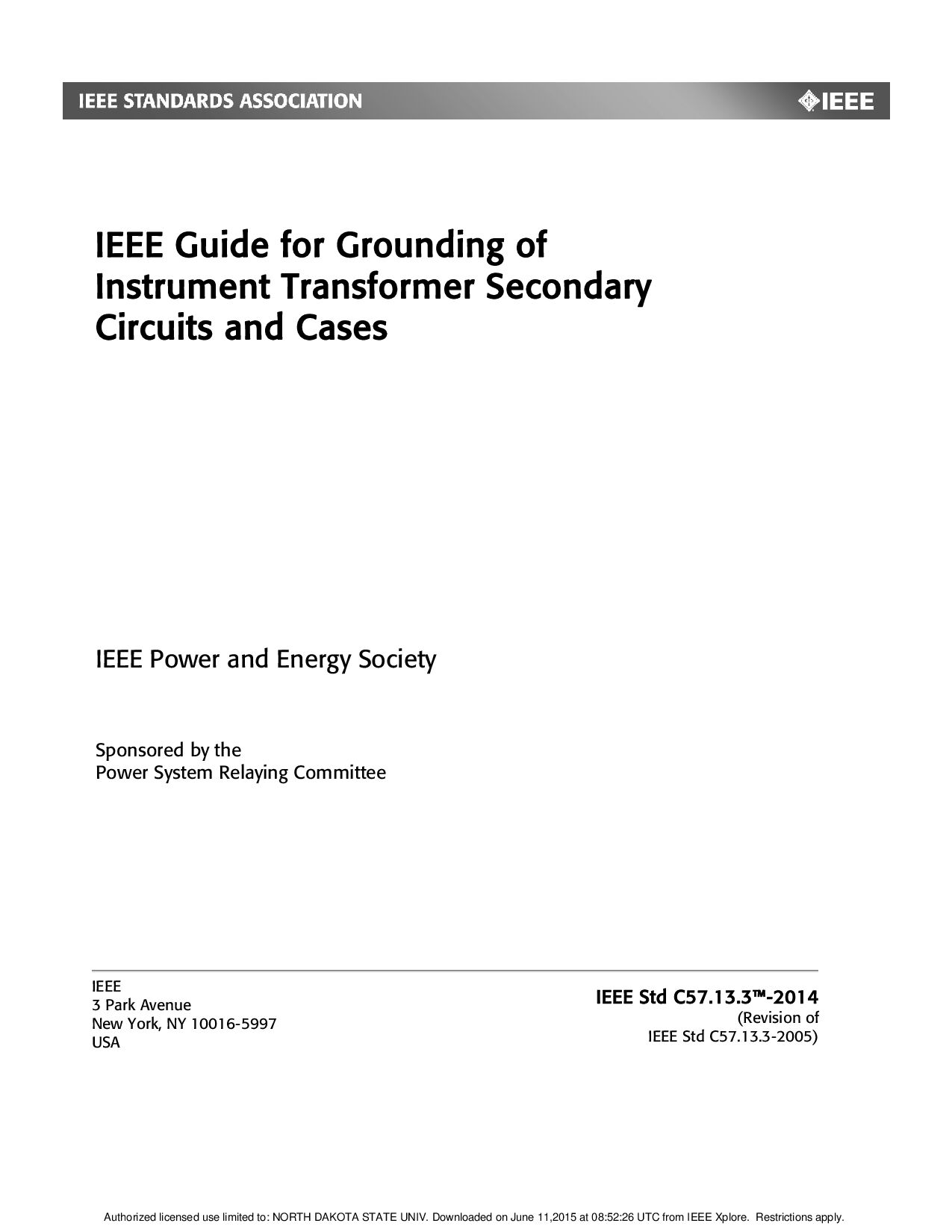 IEEE Std C57.13.3-2014